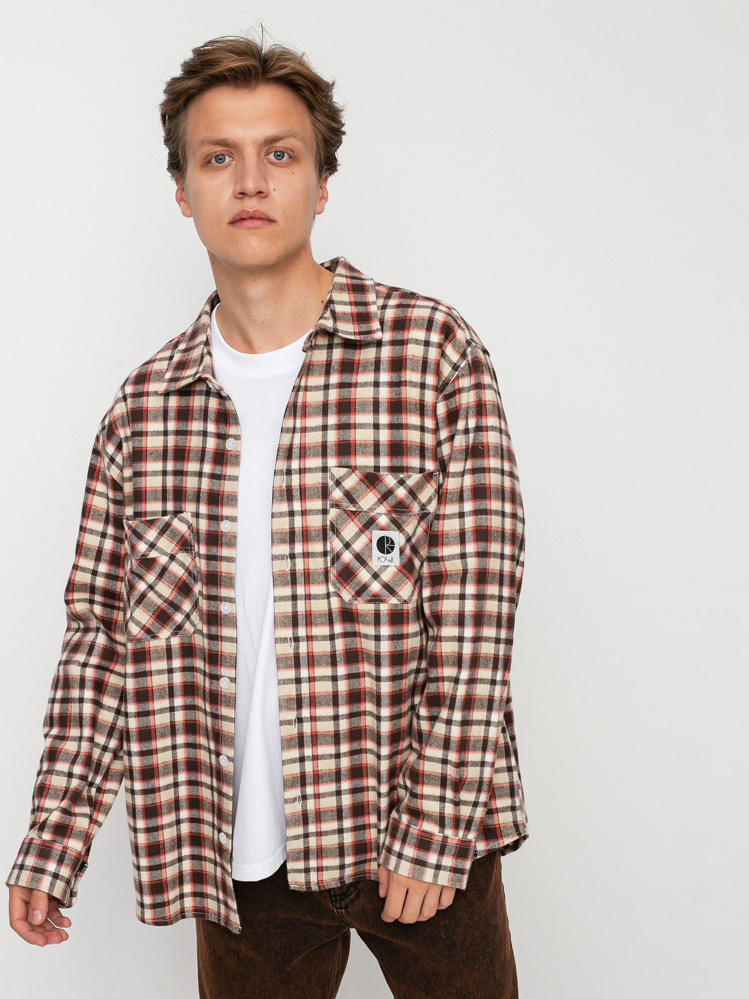Koszula Polar Skate Flannel (brown)
