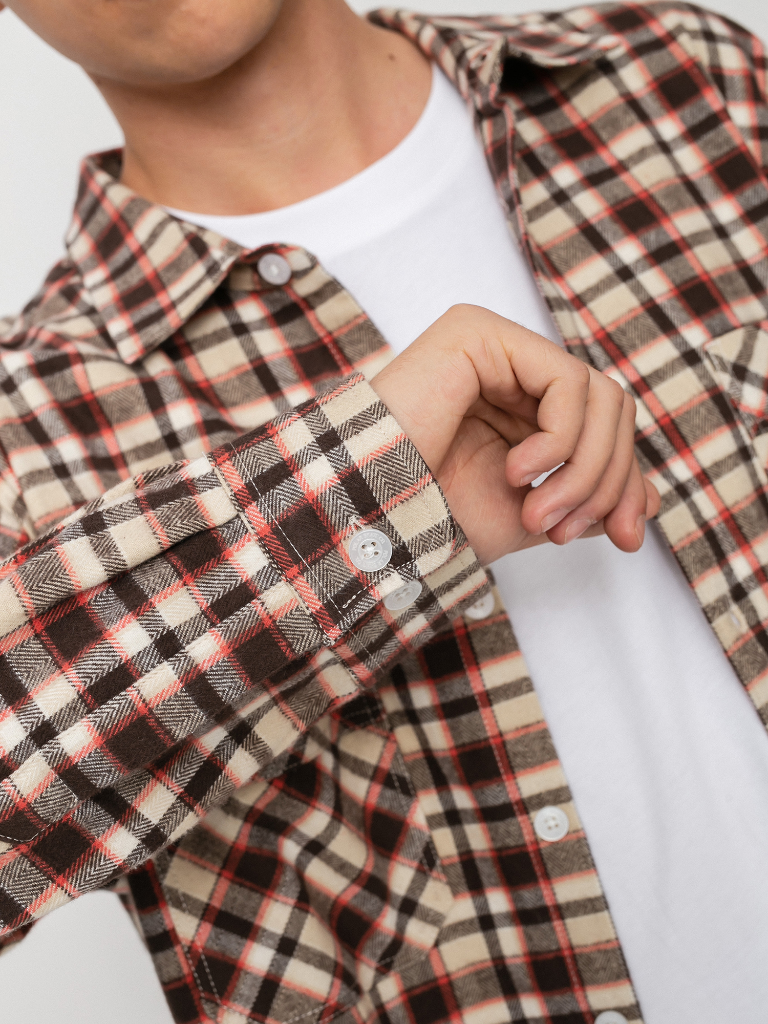 Koszula Polar Skate Flannel (brown)