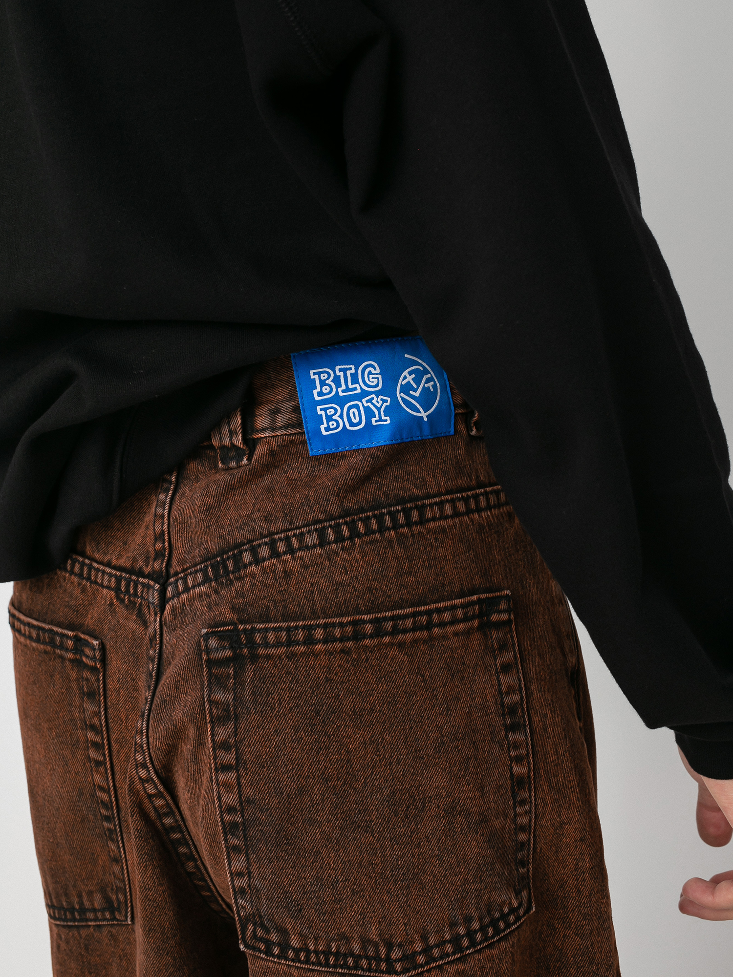 Spodnie Polar Skate Big Boy Jeans (orange black)