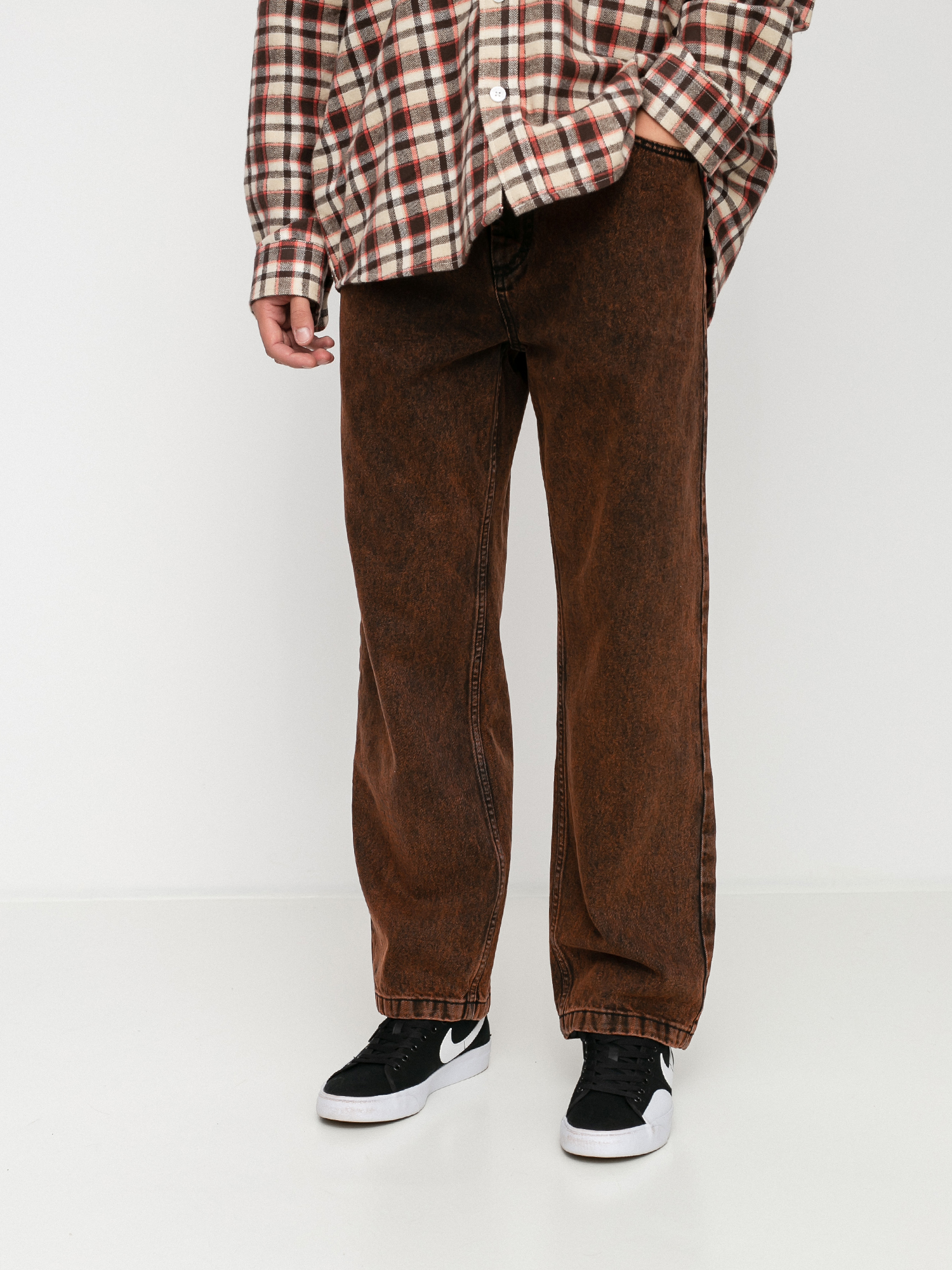 Spodnie Polar Skate 93 Denim (orange black)