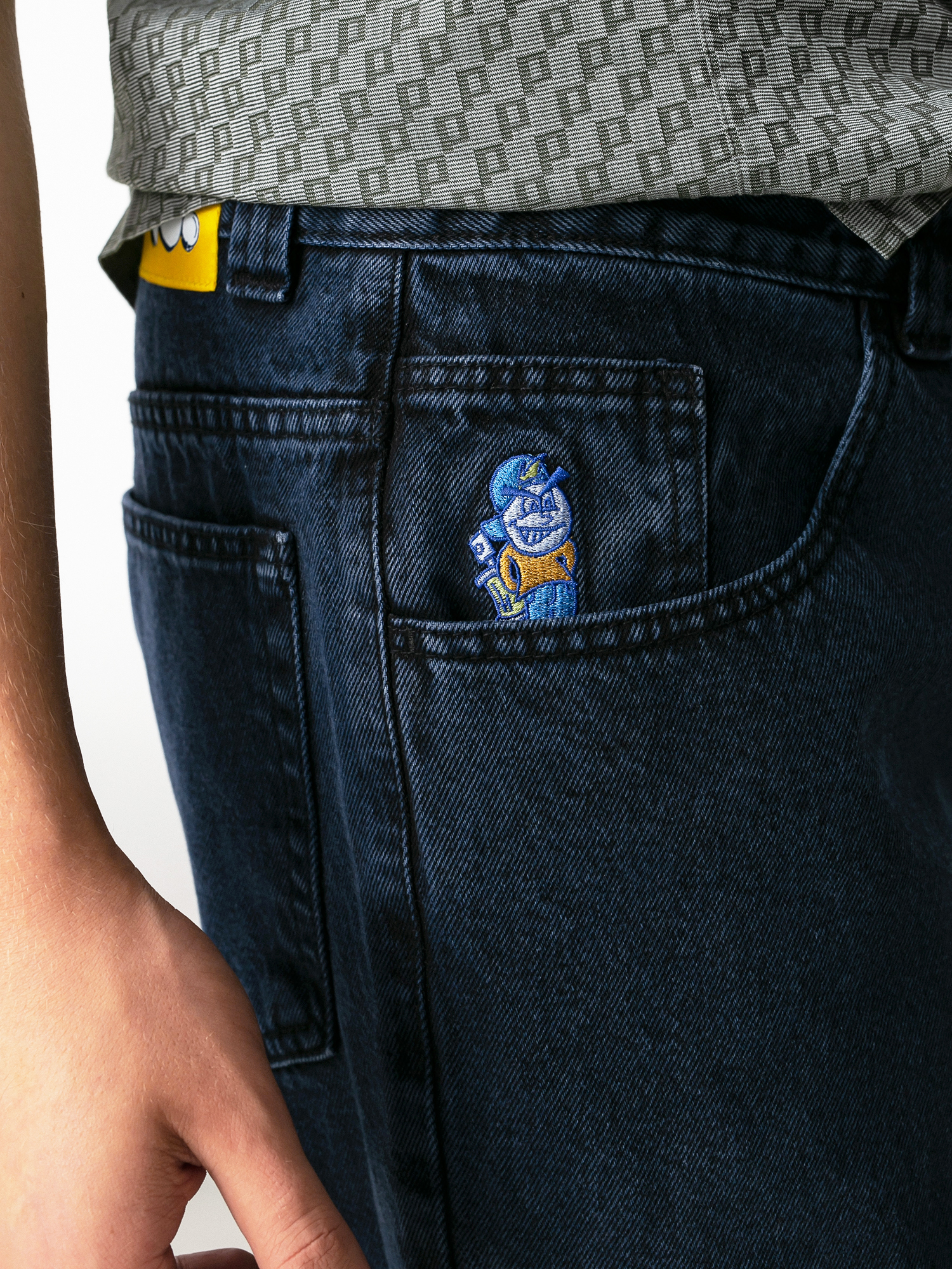 Spodnie Polar Skate 93 Denim (blue black)