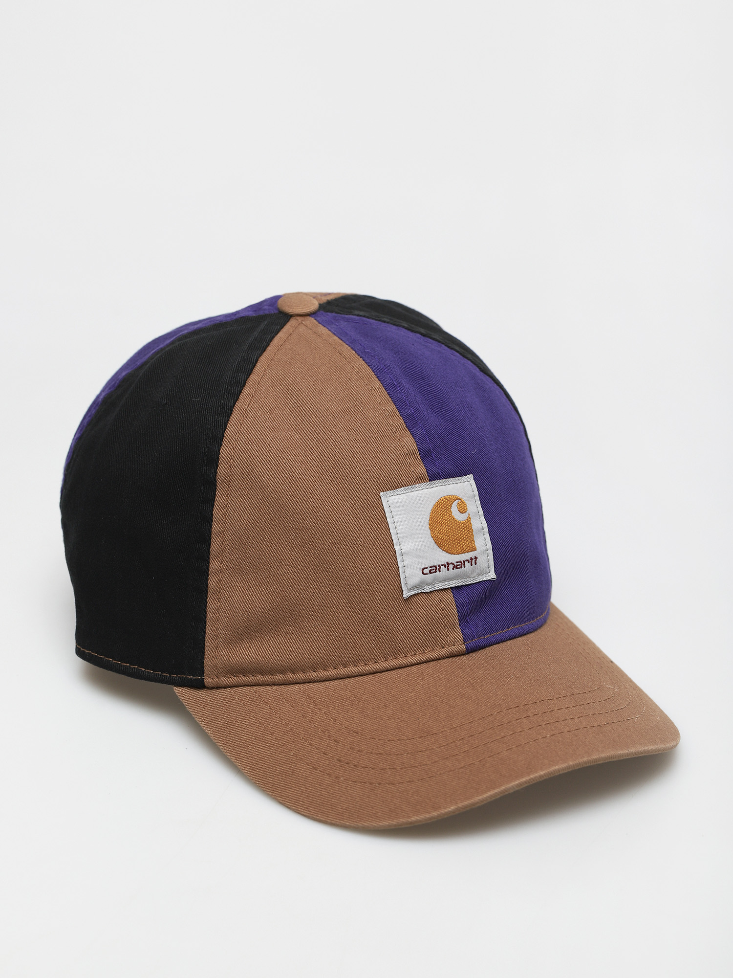 Czapka z daszkiem Carhartt WIP Triple (tawny/dark iris/black)