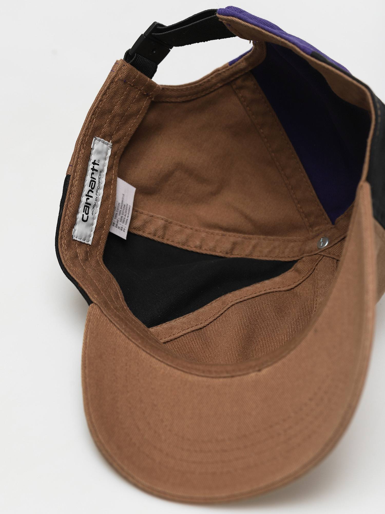 Czapka z daszkiem Carhartt WIP Triple (tawny/dark iris/black)