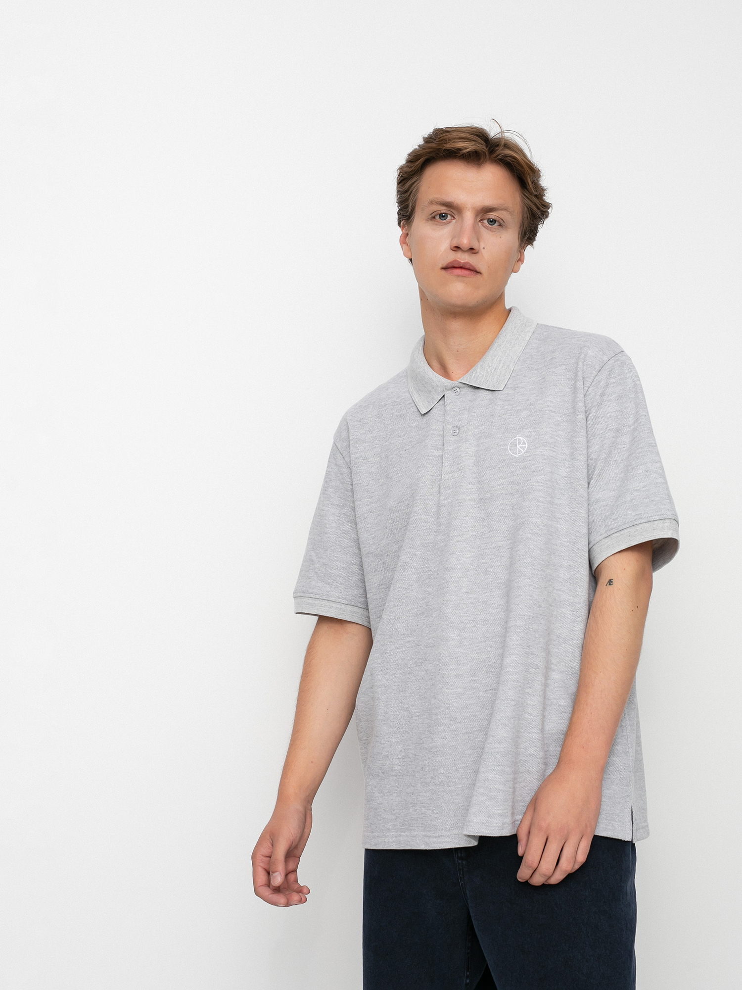 Polo Polar Skate Skate Pique (sport grey)