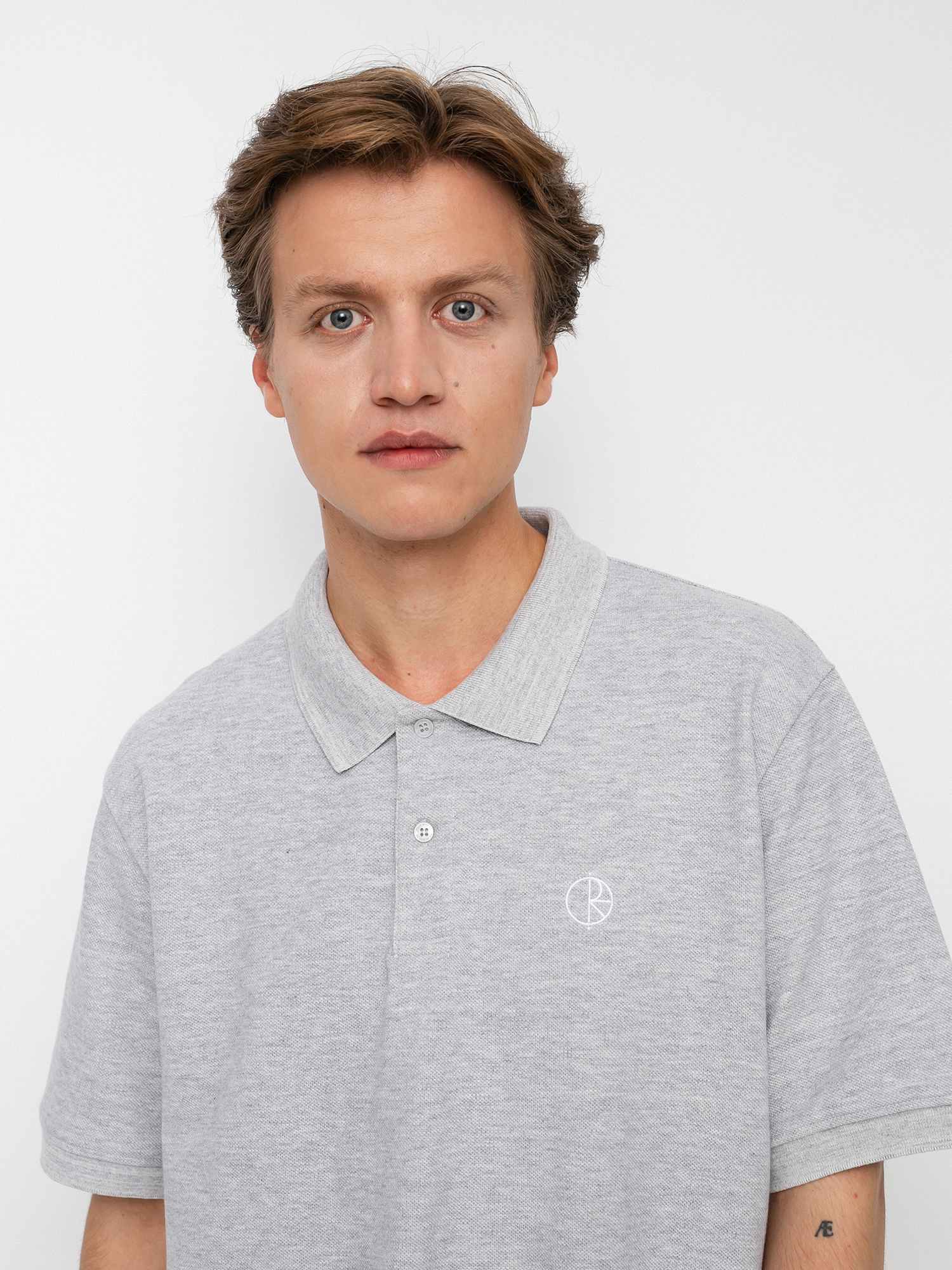 Polo Polar Skate Skate Pique (sport grey)