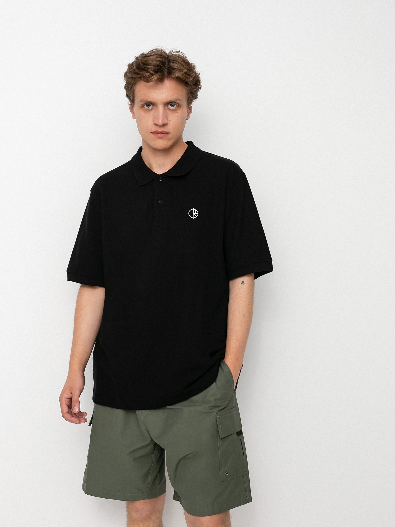 Polo Polar Skate Skate Pique (black)