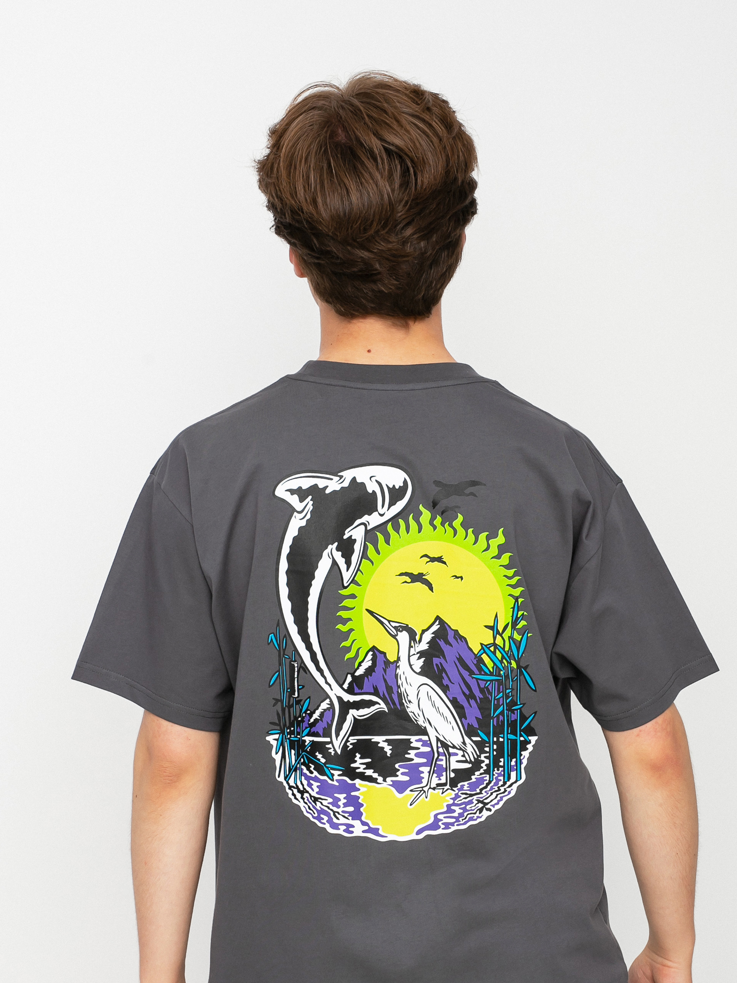 T-shirt Polar Skate Mt Fuji (graphite)