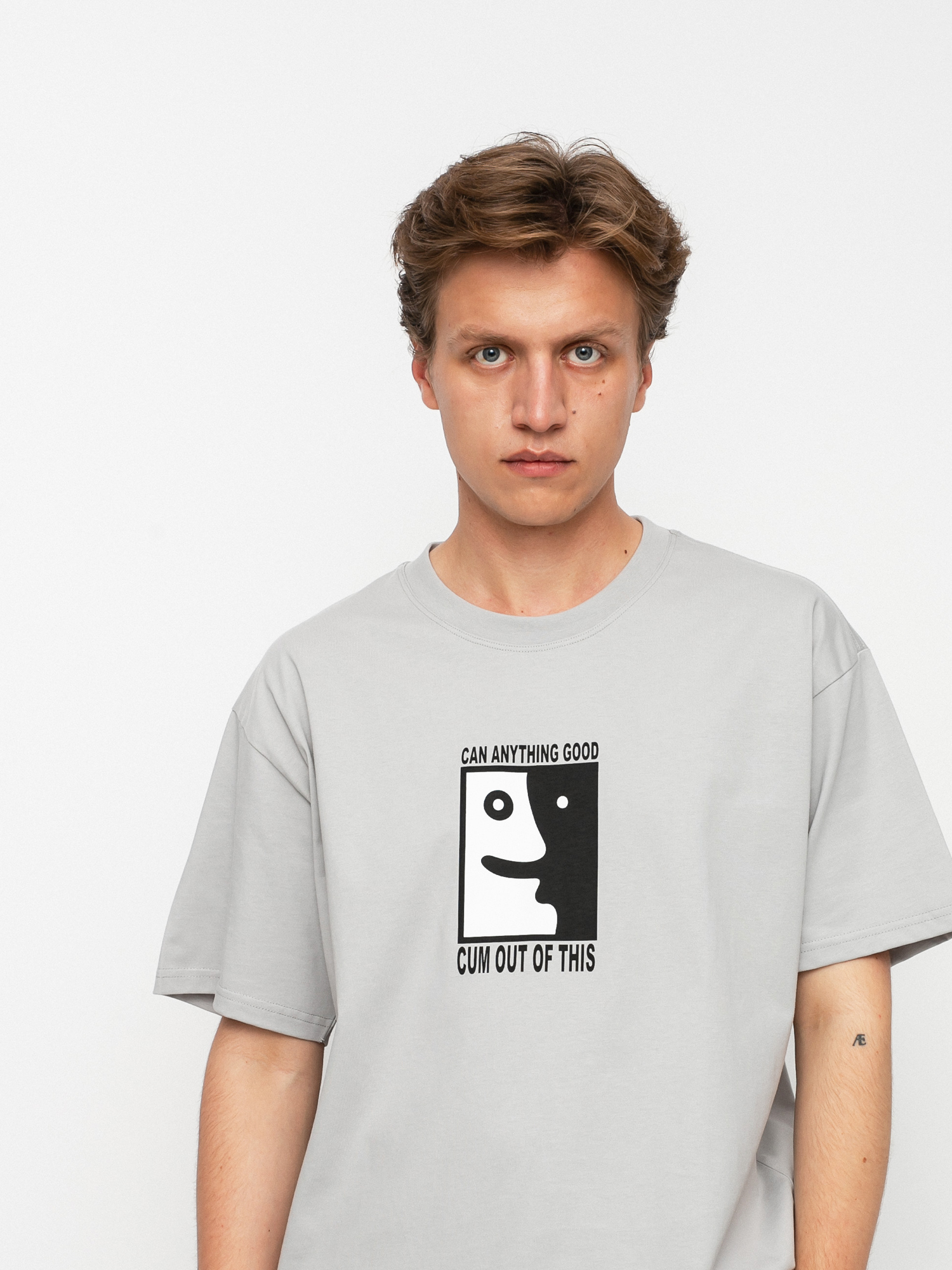 T-shirt Polar Skate Anything Good (silver grey)