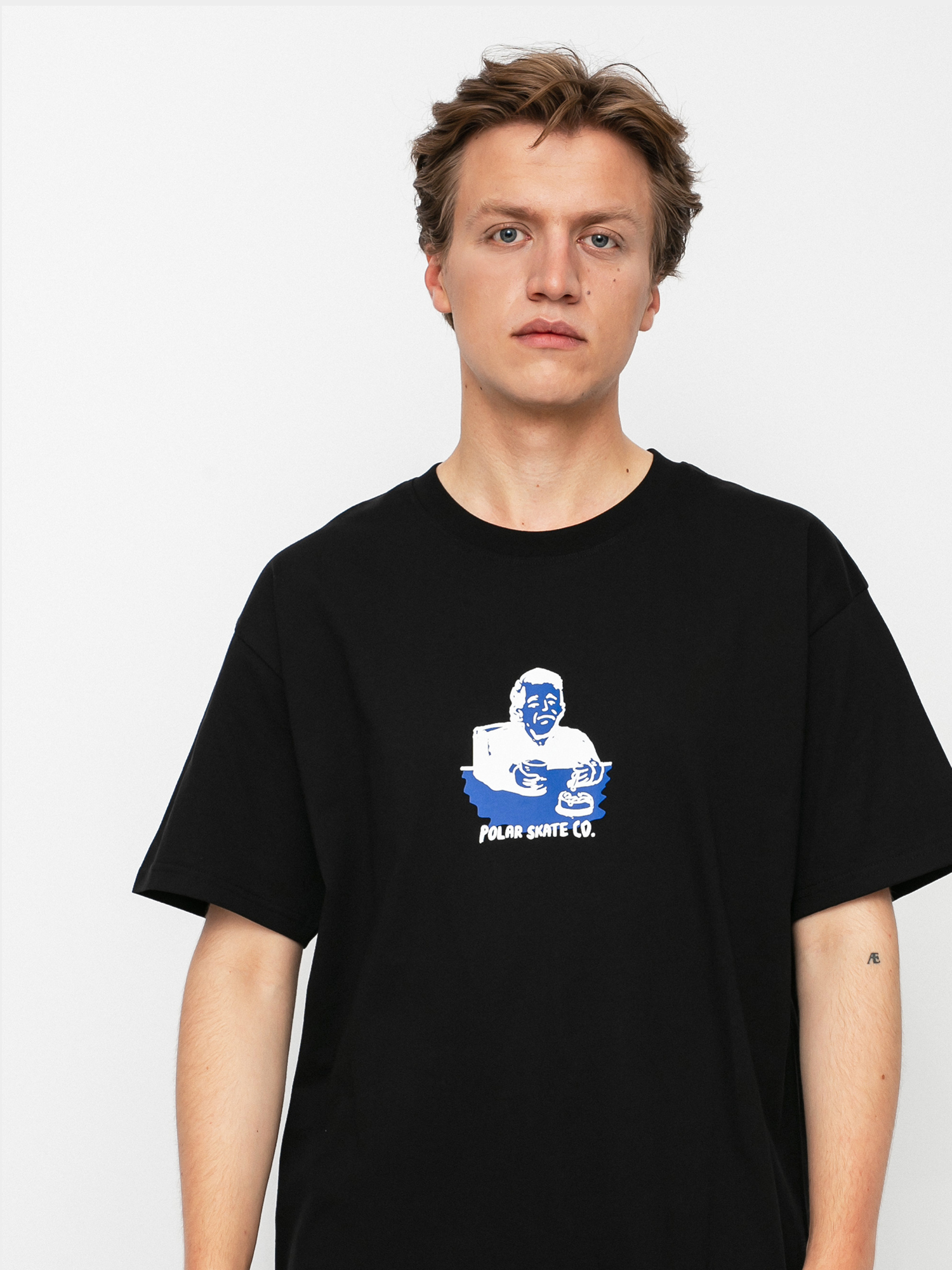 T-shirt Polar Skate Chain Smoker (black)