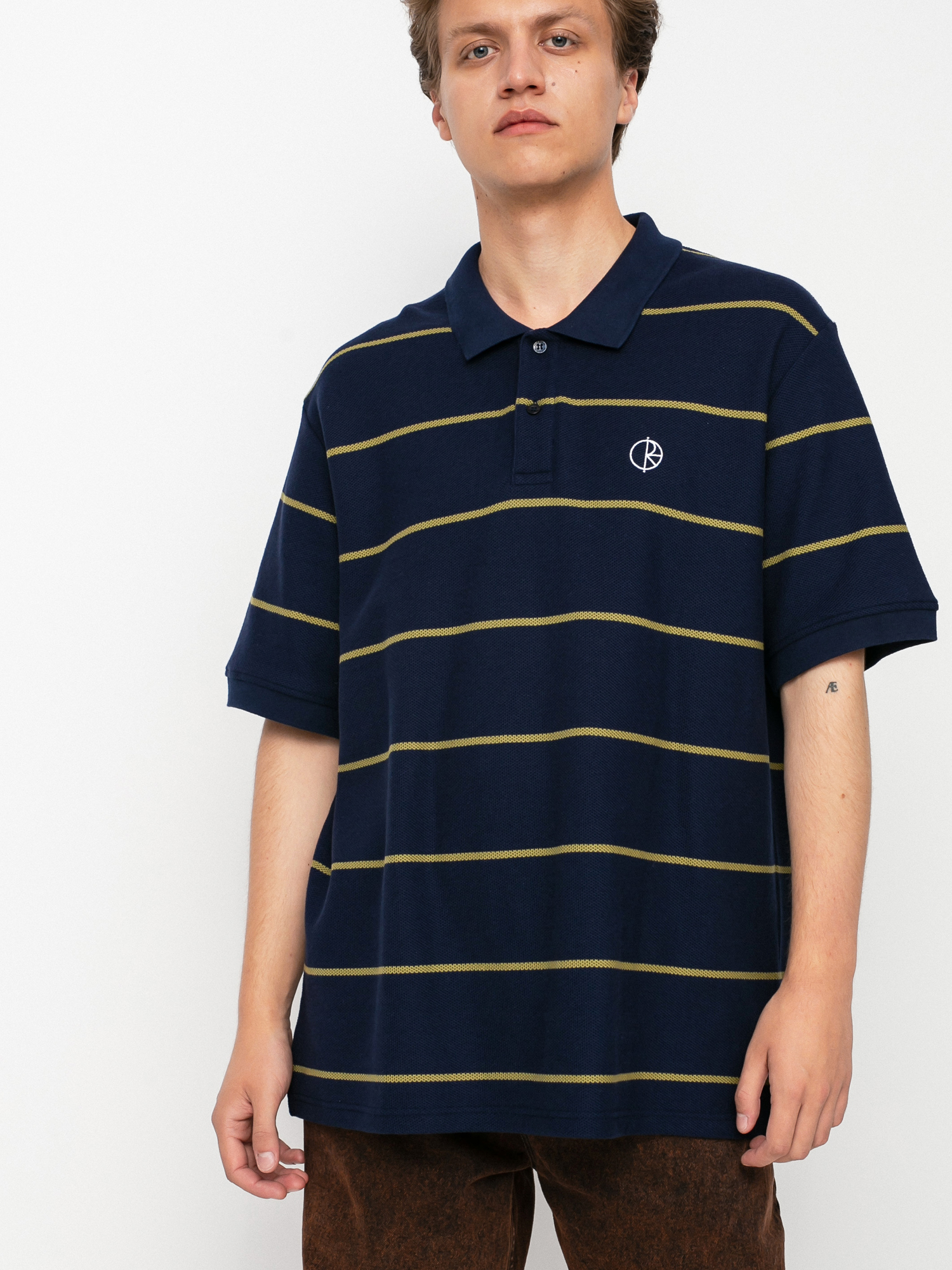 Polo Polar Skate Stripe (navy)