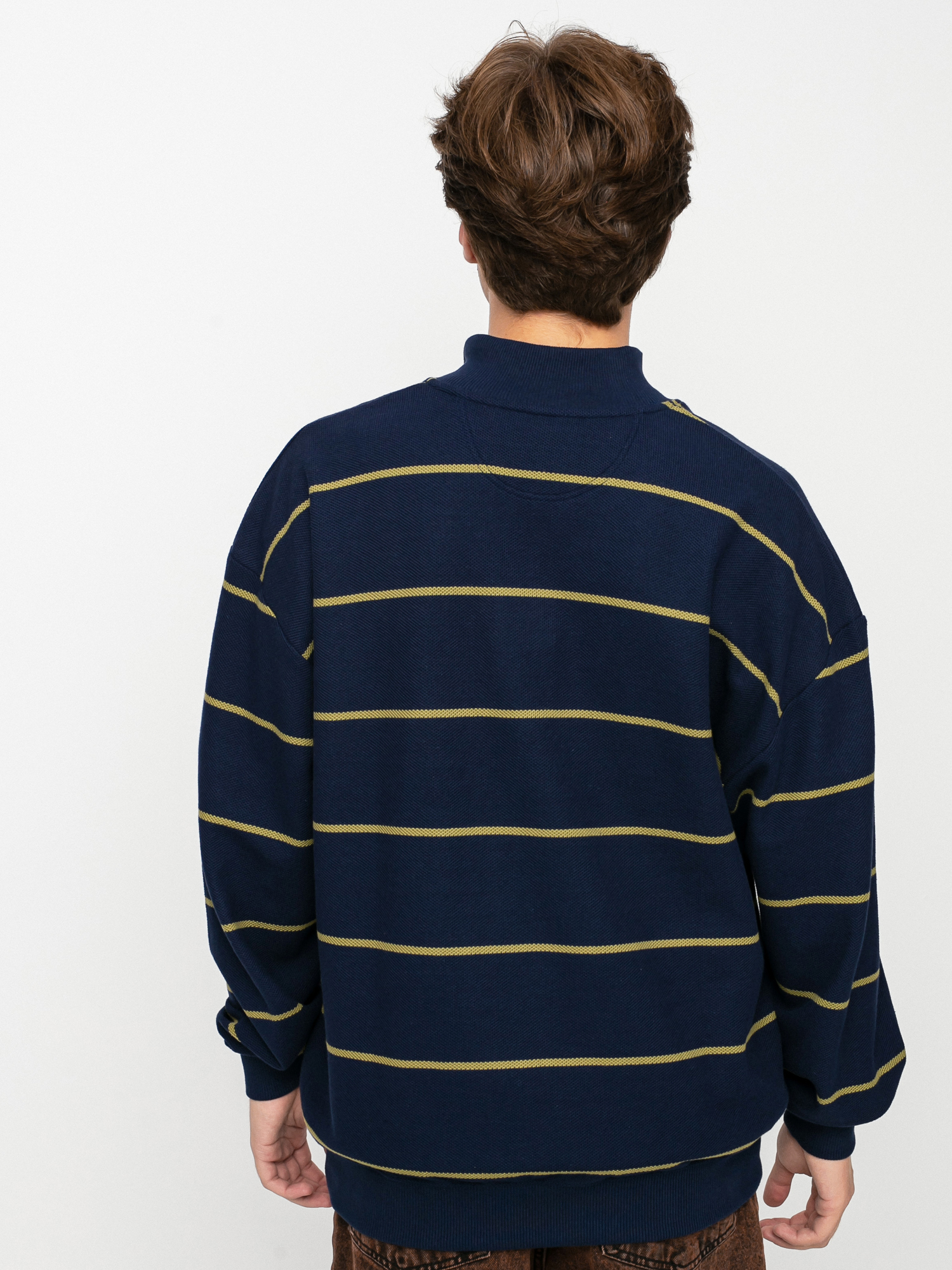 Bluza Polar Skate Stripe Zip Neck (navy)