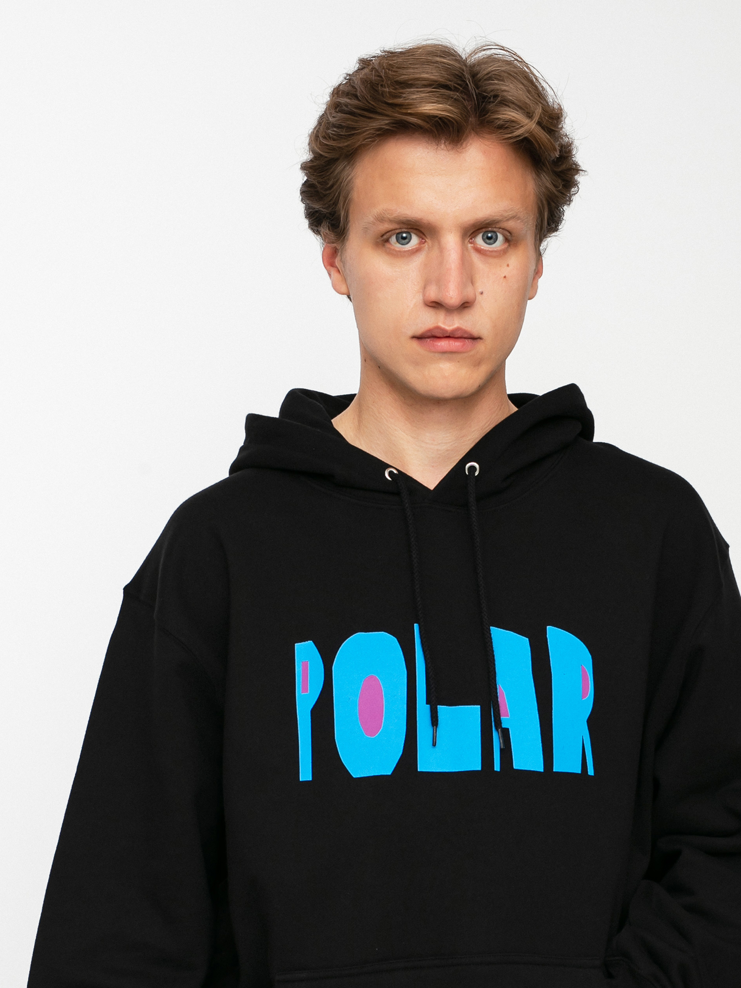 Bluza z kapturem Polar Skate Cut Logo HD (black)