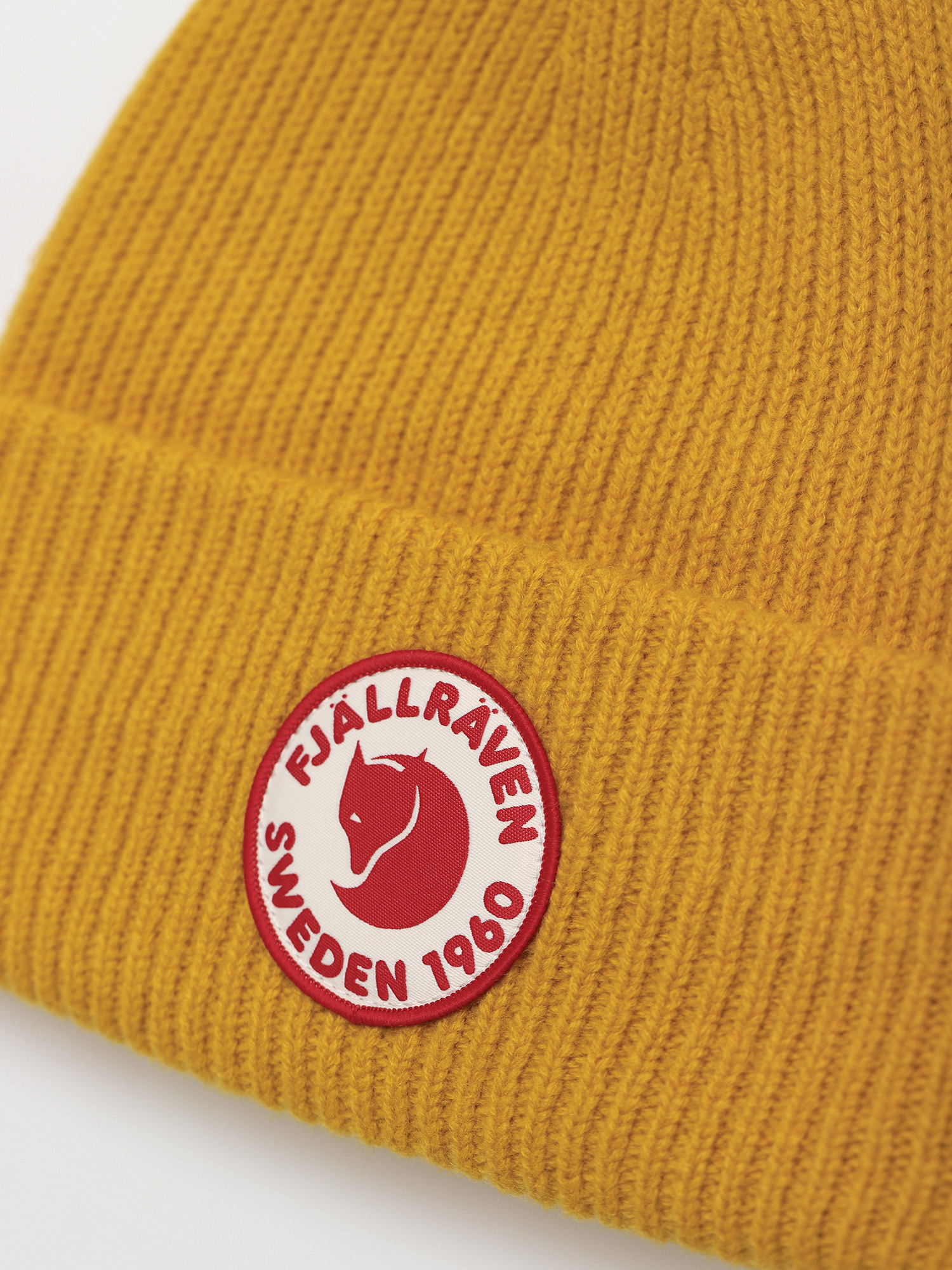 Czapka zimowa Fjallraven 1960 Logo ZD (mustard yellow)