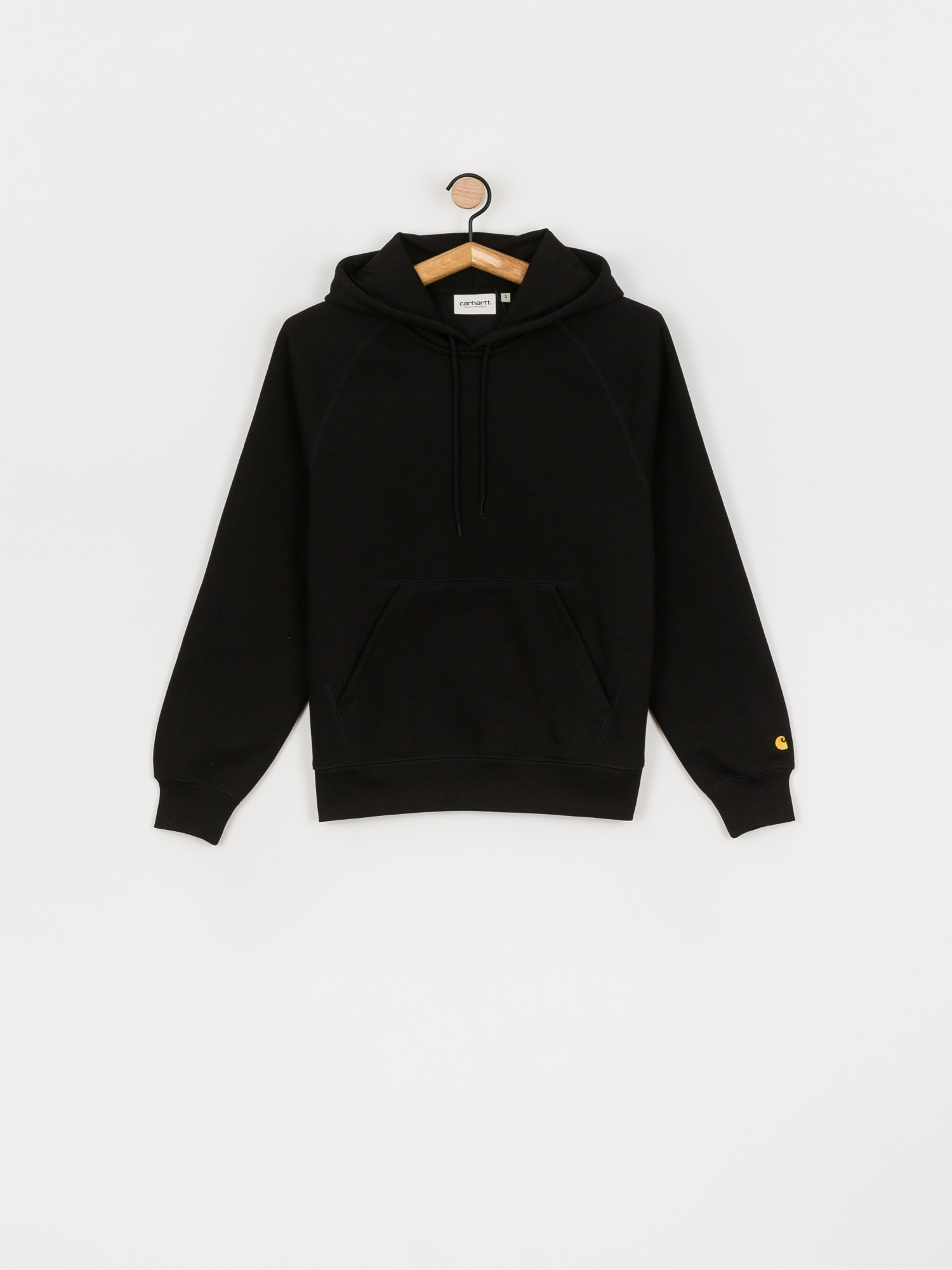Bluza z kapturem Carhartt WIP Chase HD Wmn (black/gold)