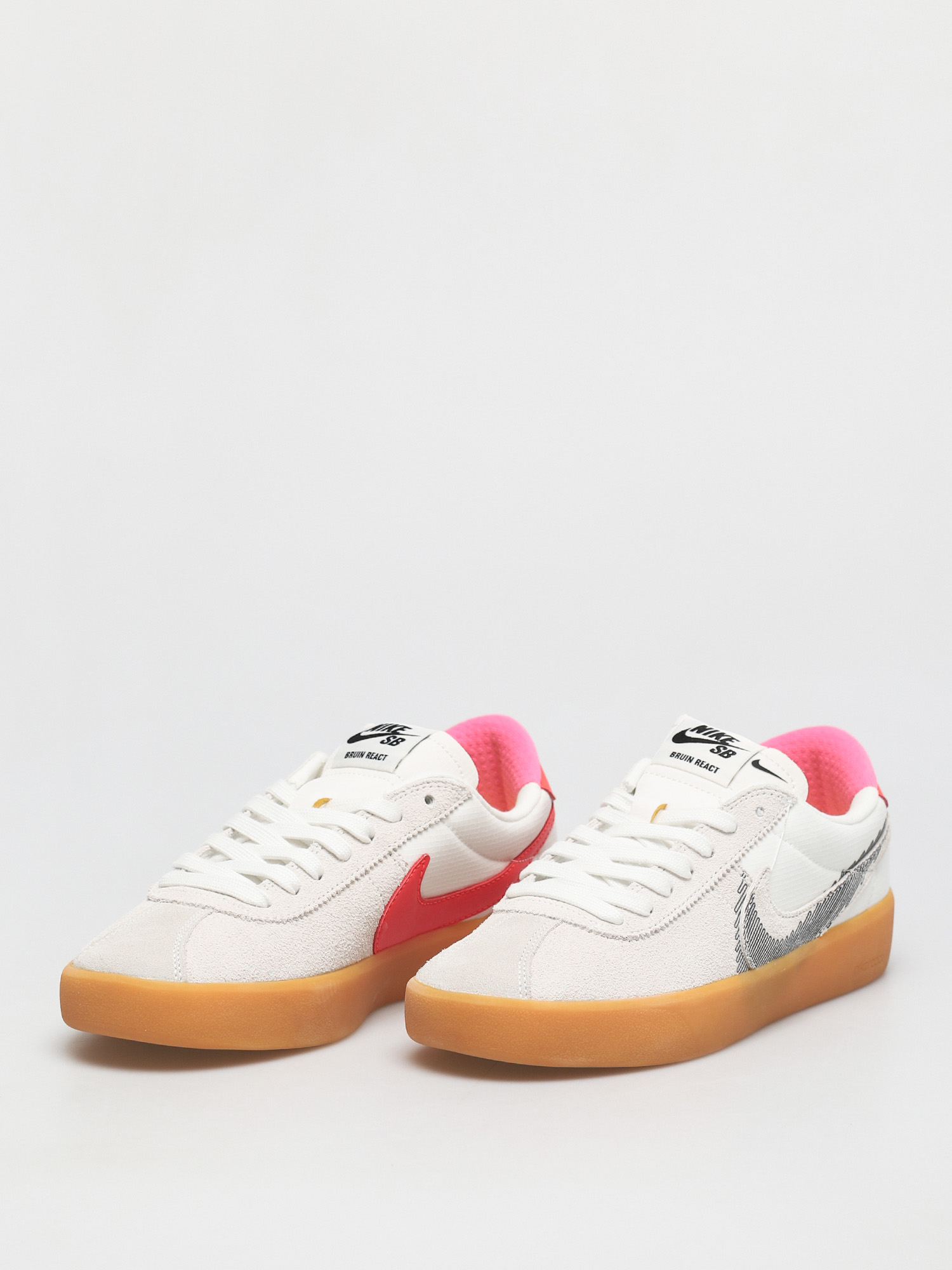 Buty Nike SB Bruin React T (summit white/black bright crimson)