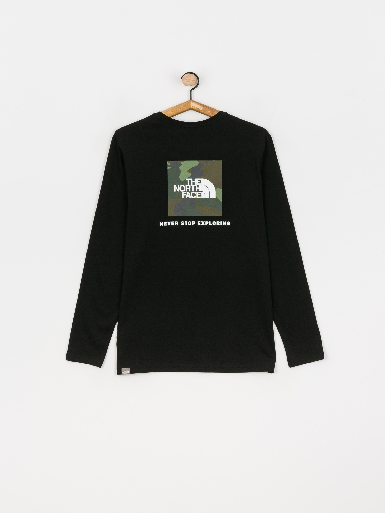 Longsleeve The North Face Red Box (tnfblk/thymbrshwdcamprint)