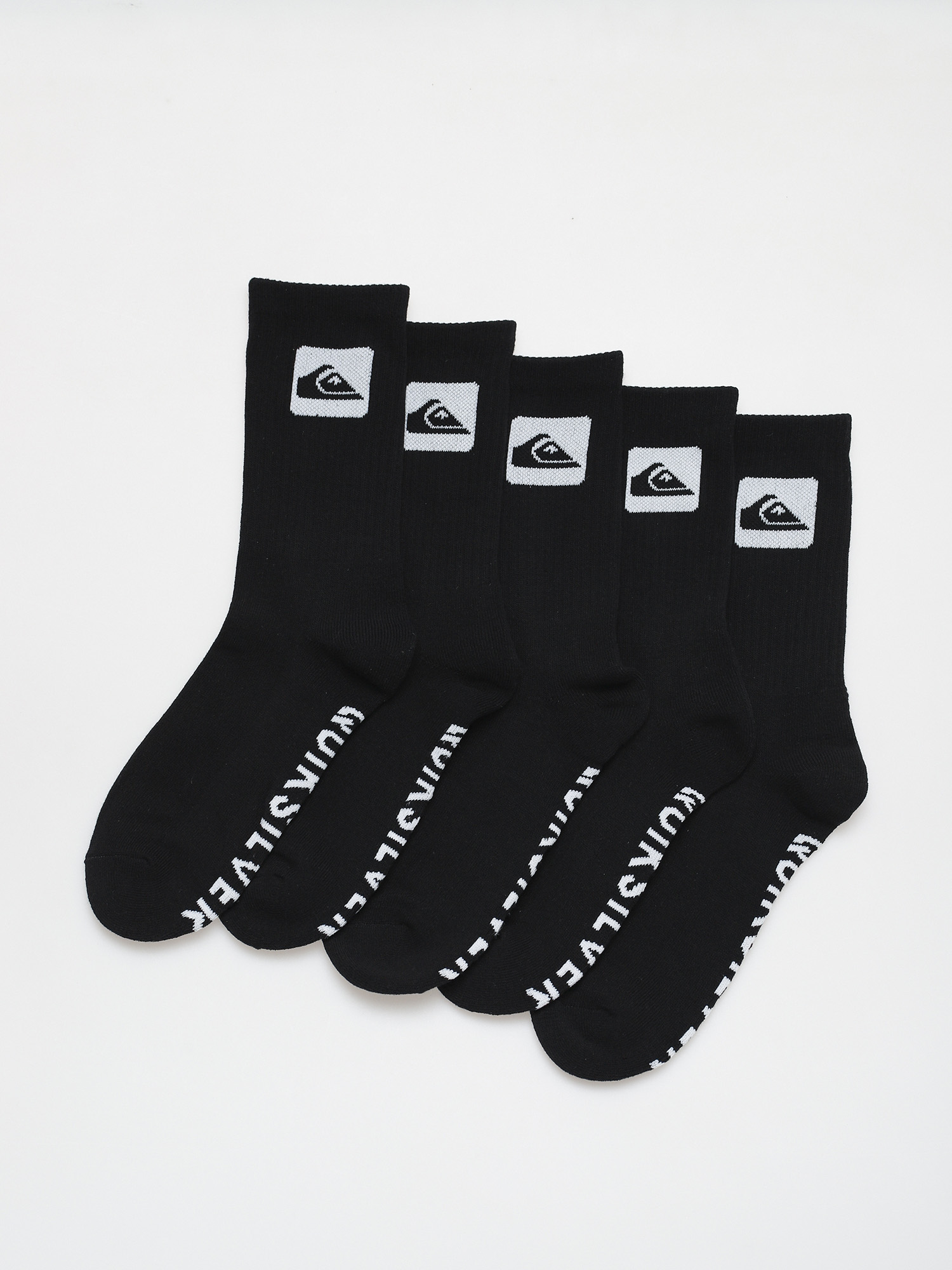 Skarpetki Quiksilver 5 Crew Pack (black)