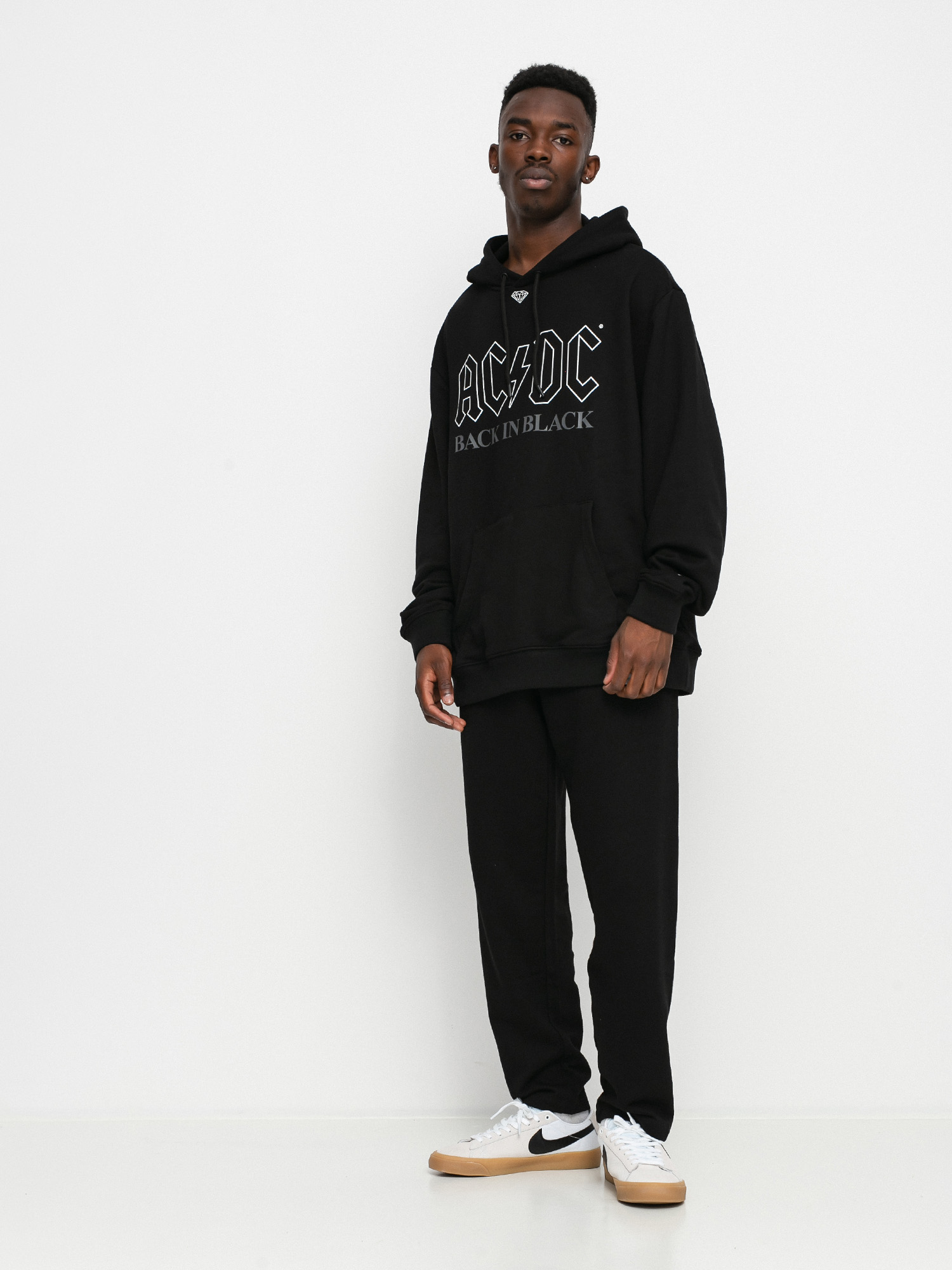 Bluza z kapturem Diamond Supply Co. Back In Black HD (black)