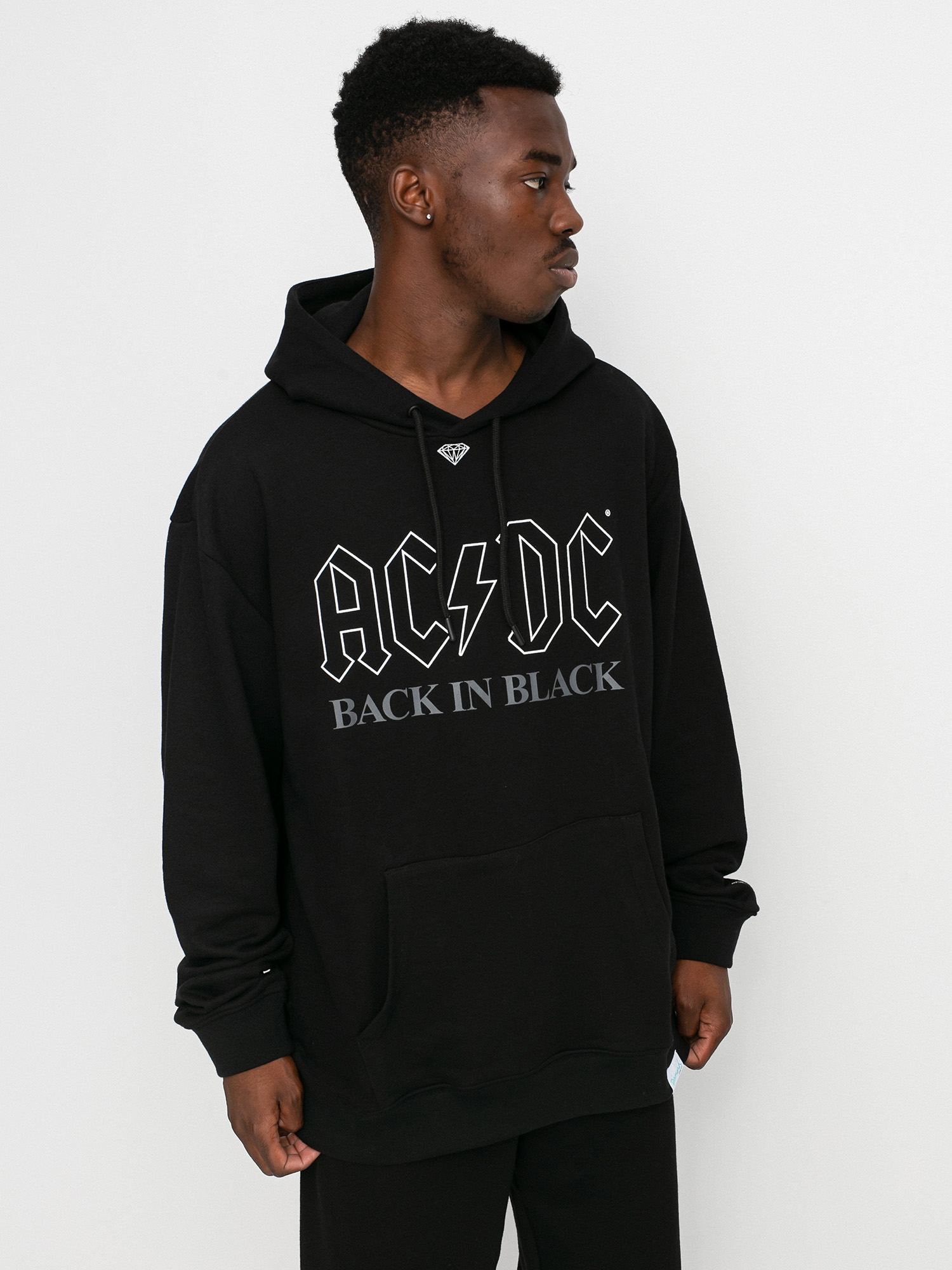 Bluza z kapturem Diamond Supply Co. Back In Black HD (black)