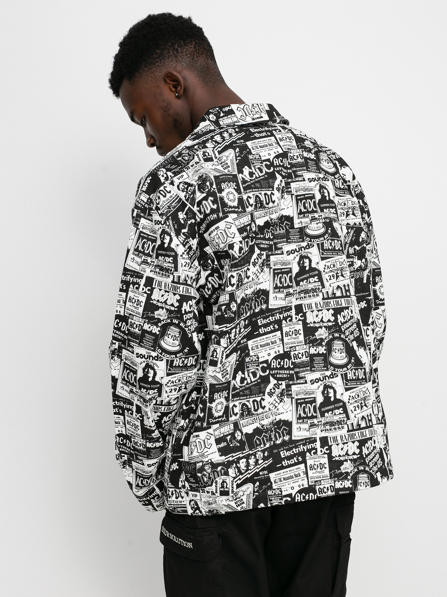 Kurtka Diamond Supply Co. World Tour (black/white)