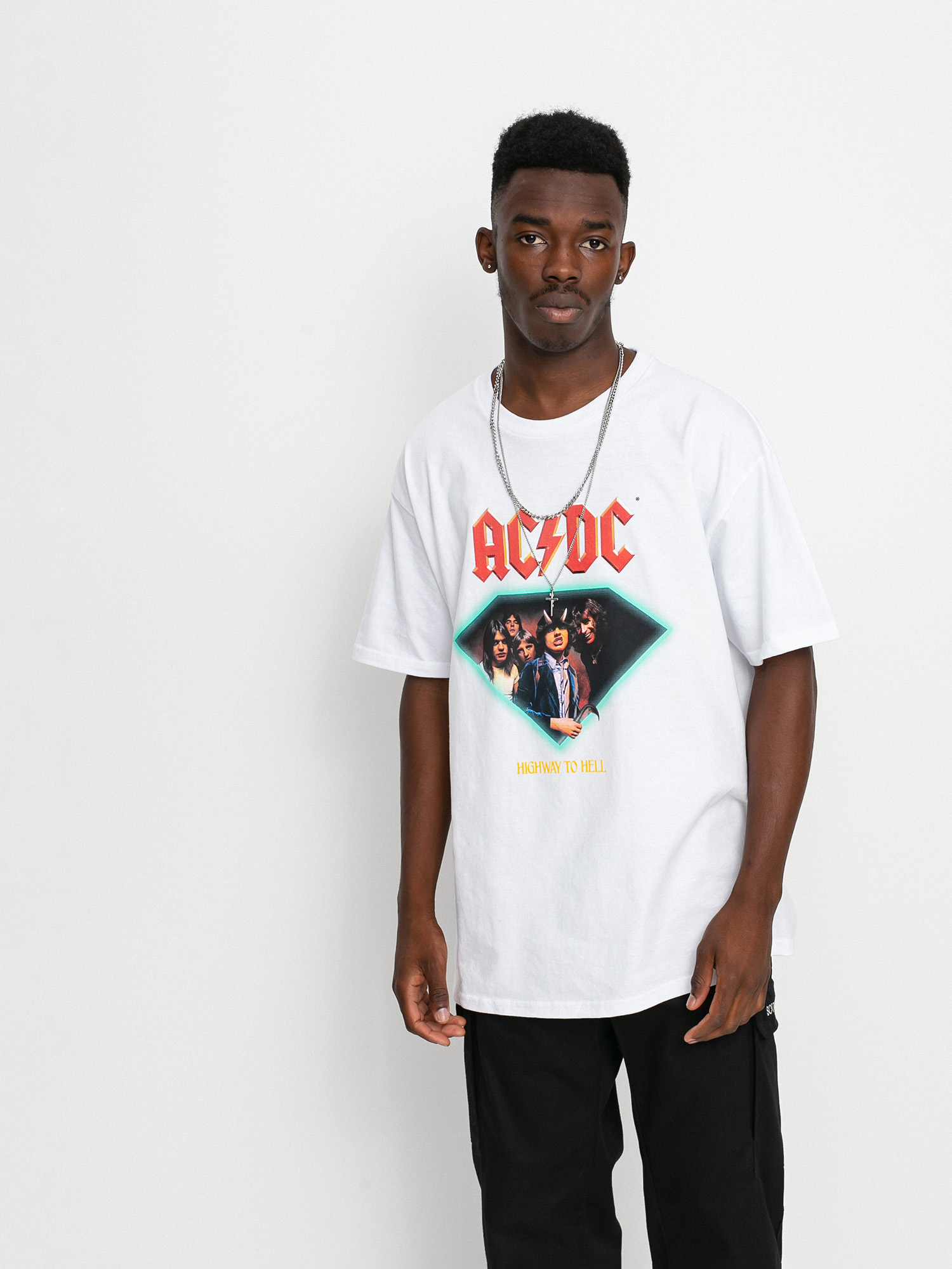 T-shirt Diamond Supply Co. Highway To Hell (white)