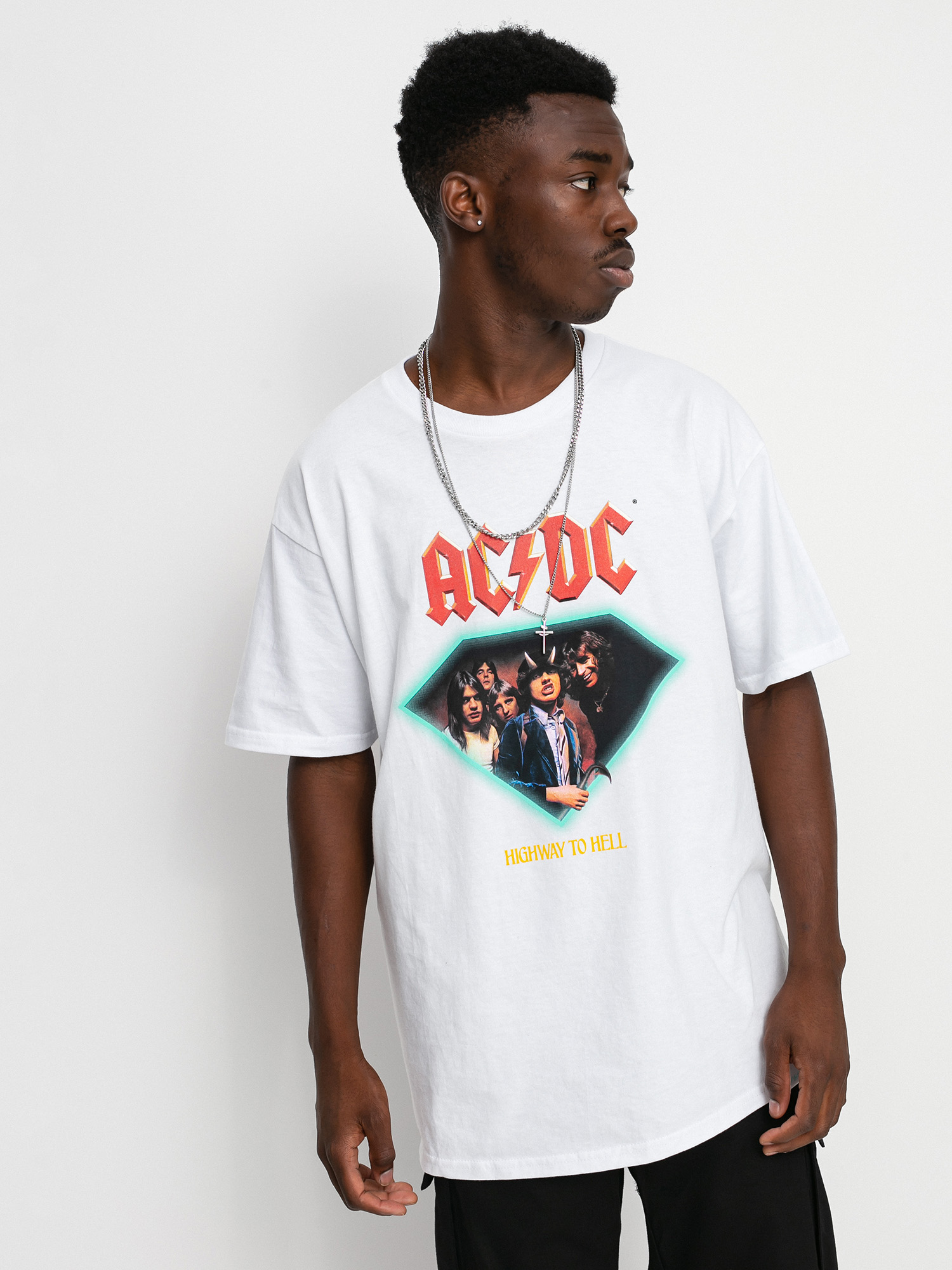 T-shirt Diamond Supply Co. Highway To Hell (white)