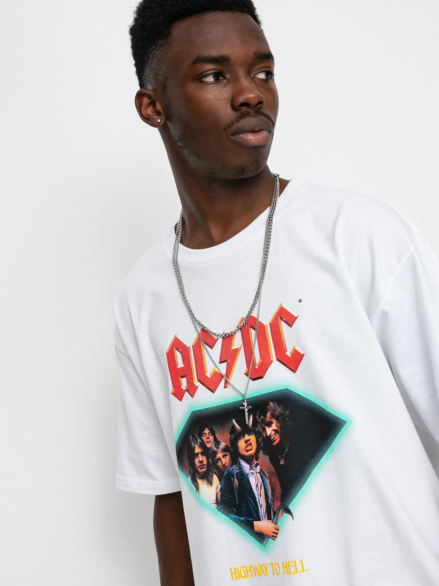 T-shirt Diamond Supply Co. Highway To Hell (white)