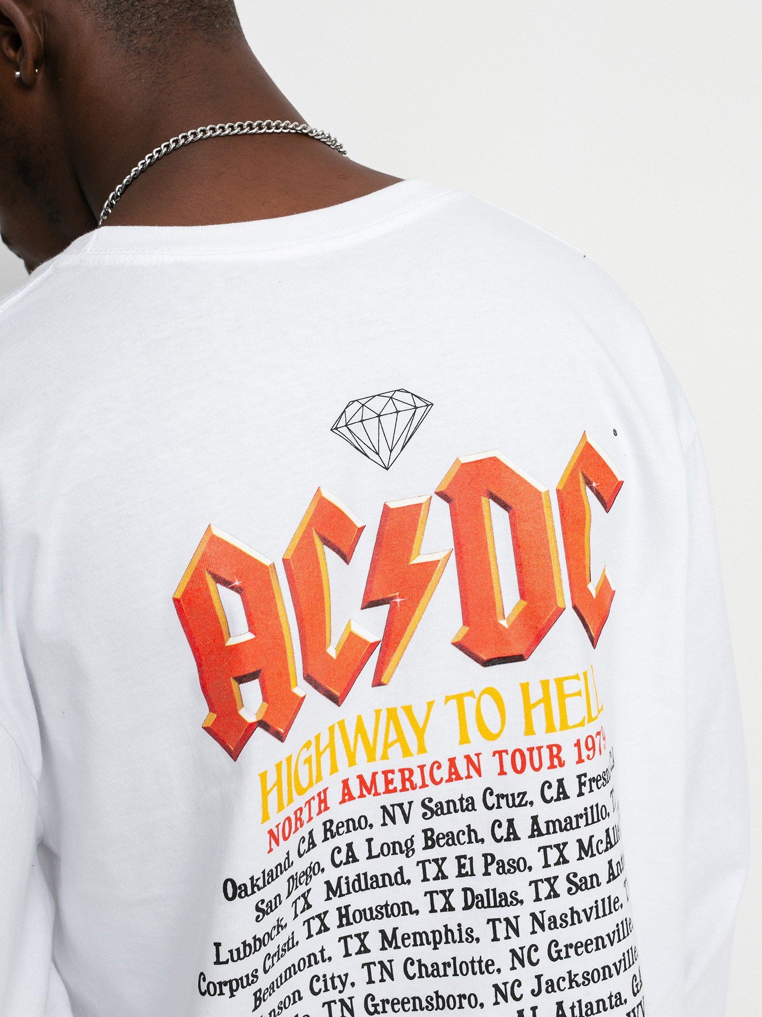 Longsleeve Diamond Supply Co. Highway To Hell (white)