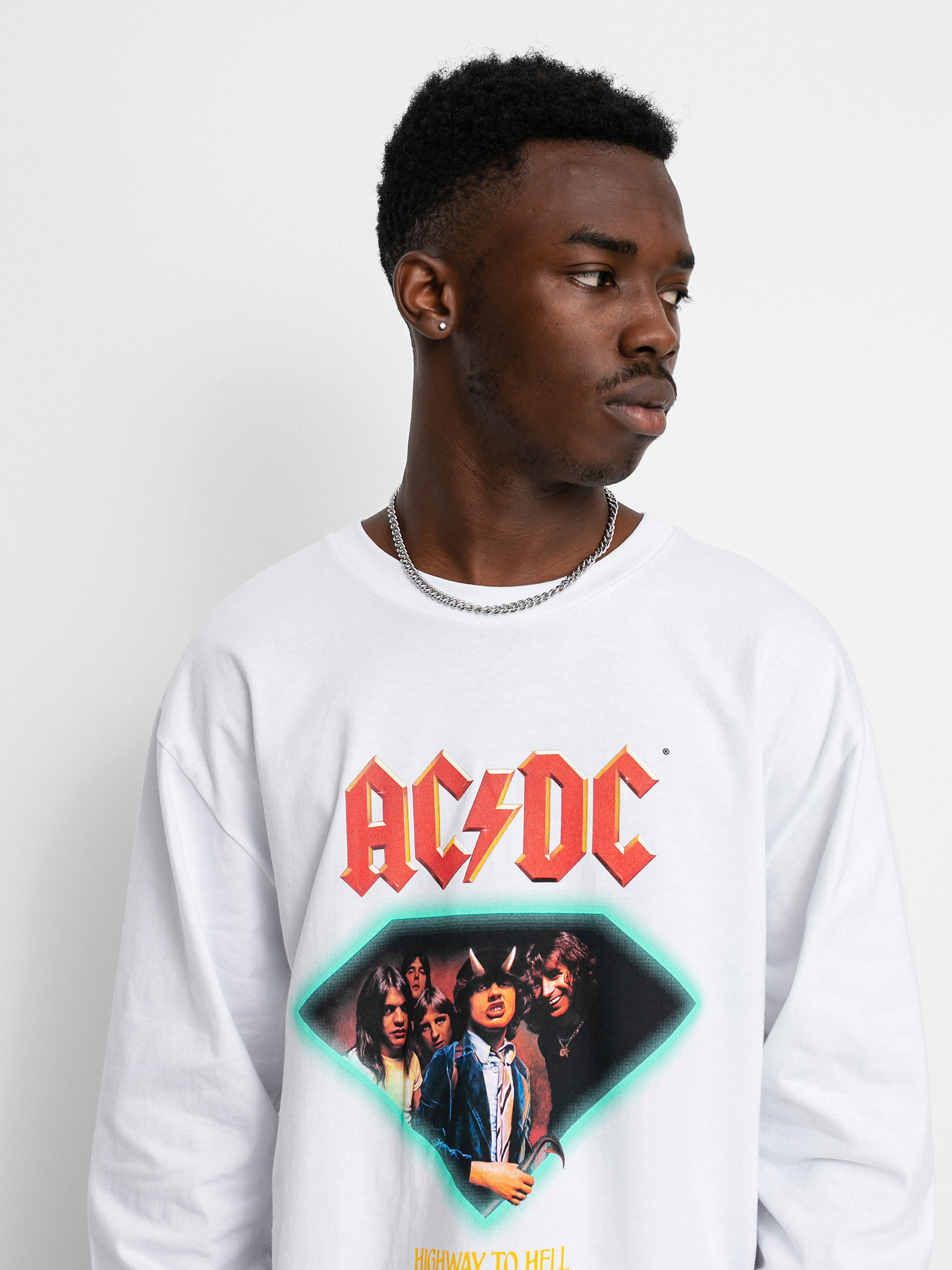 Longsleeve Diamond Supply Co. Highway To Hell (white)