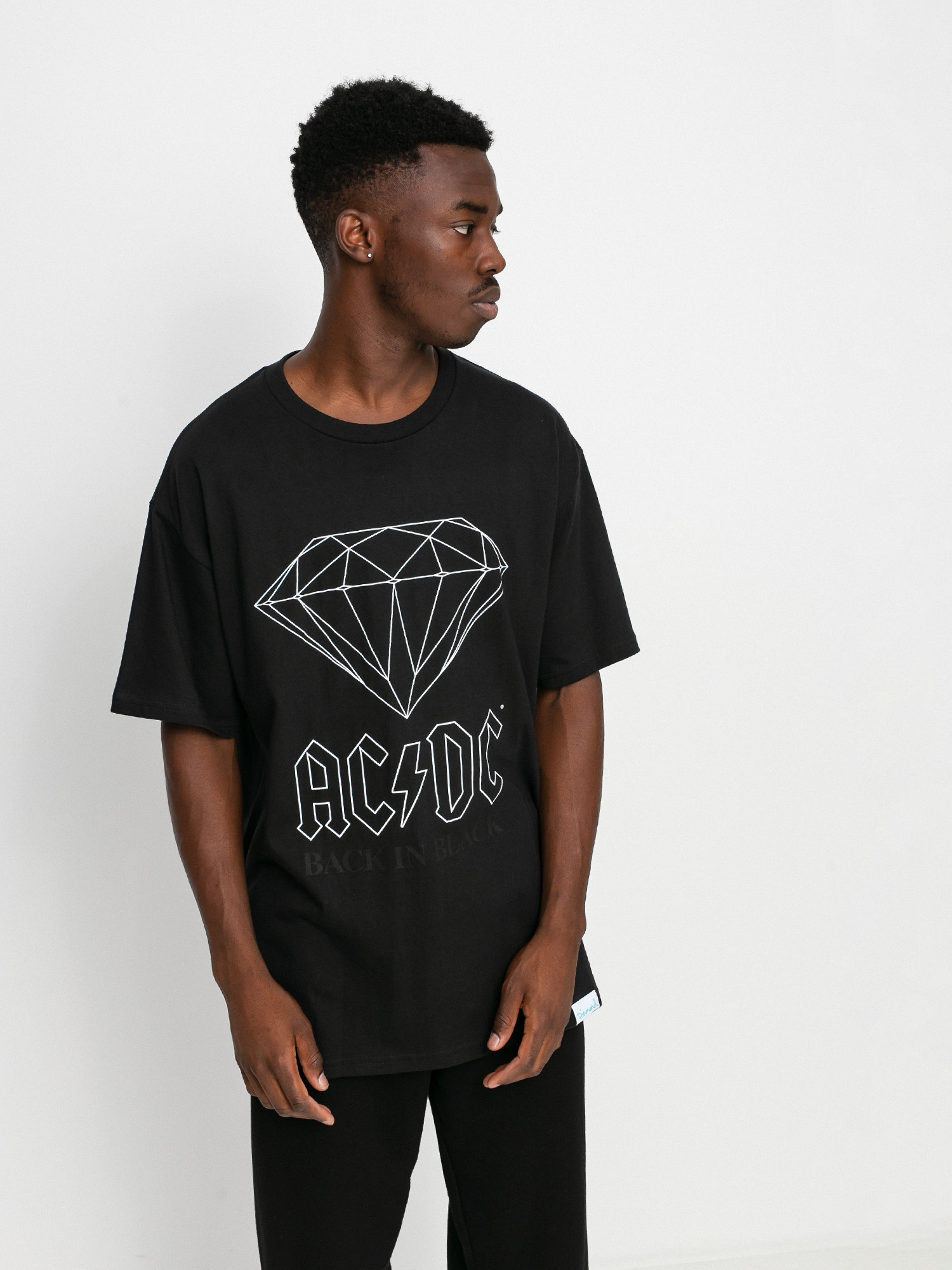 T-shirt Diamond Supply Co. Back In Black (black)