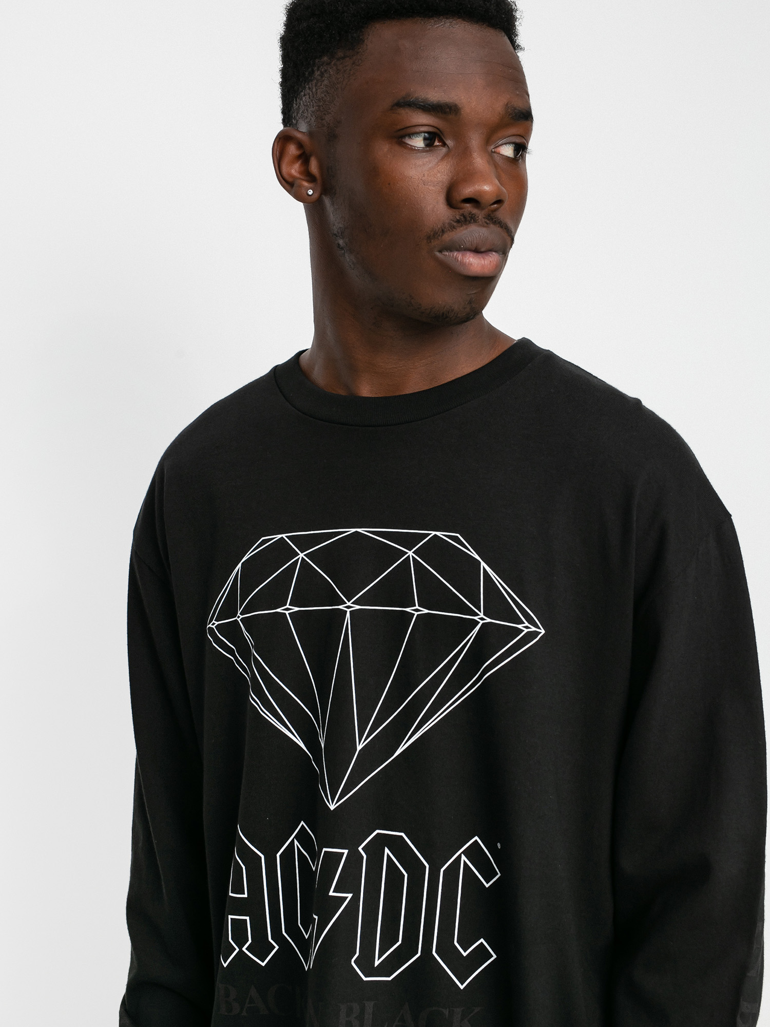 Longsleeve Diamond Supply Co. Back In Black (black)