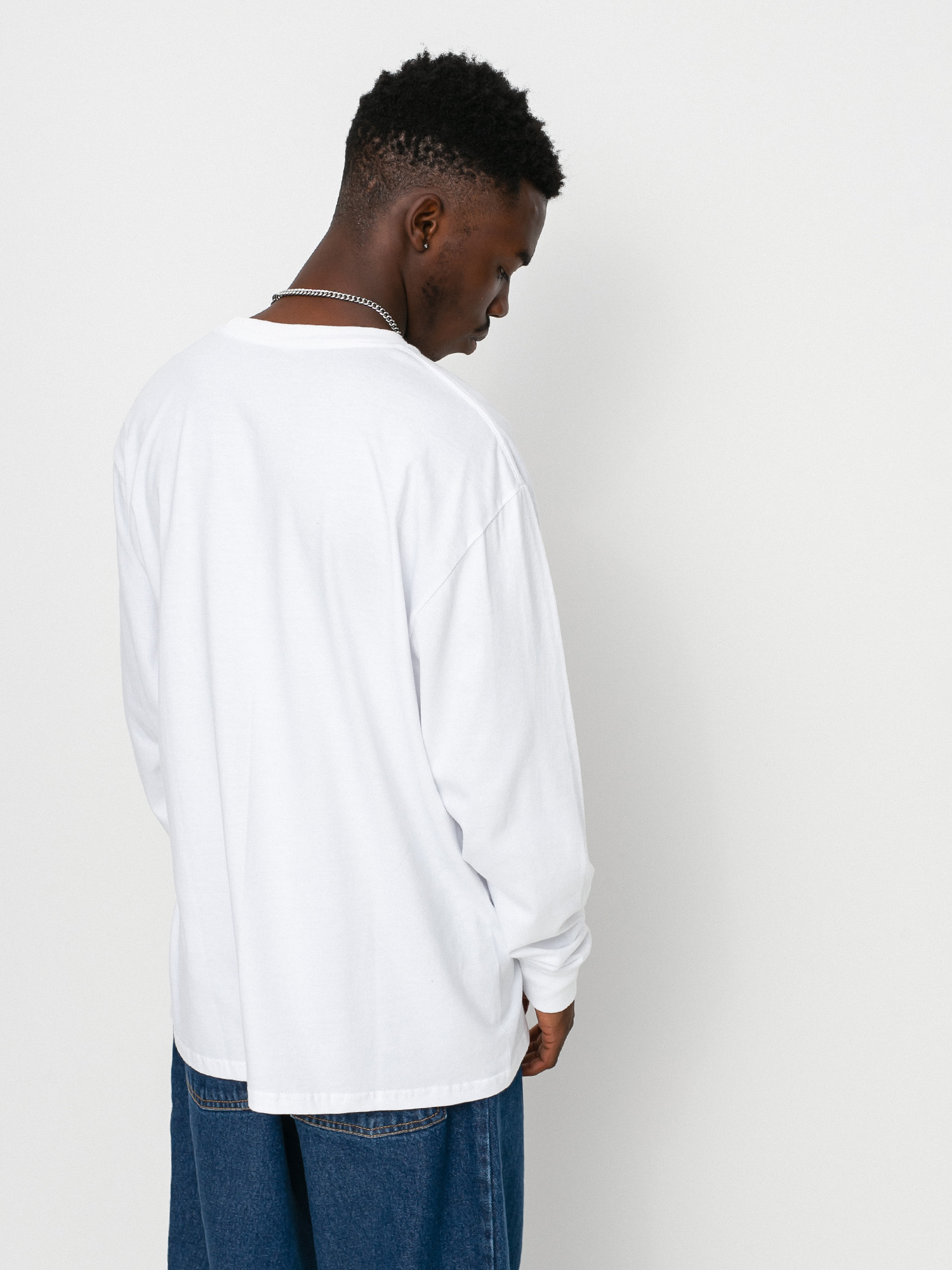 Longsleeve Diamond Supply Co. AC/DC Diamond (white)