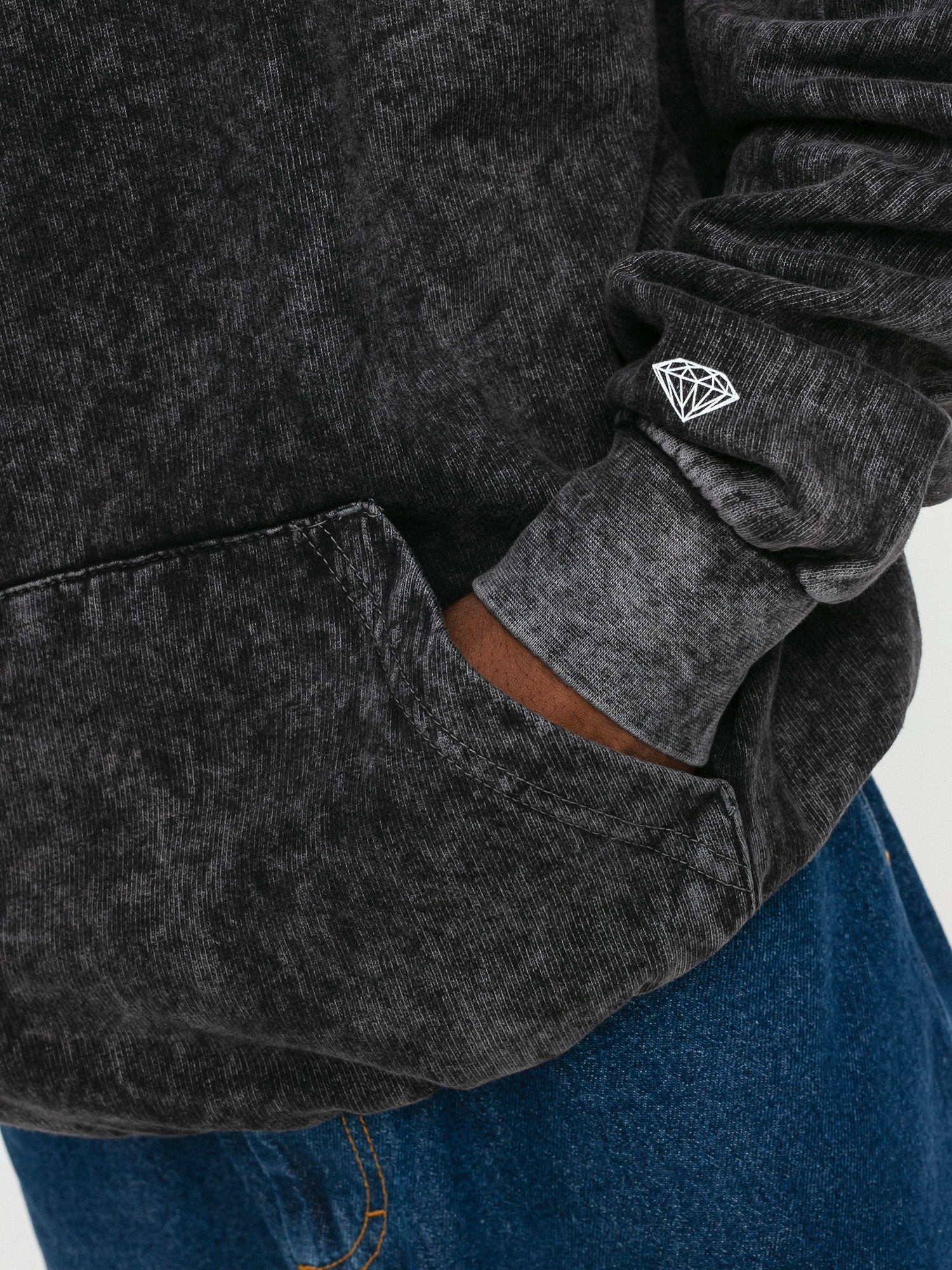 Bluza z kapturem Diamond Supply Co. Ac/Dc Diamond HD (mineral)