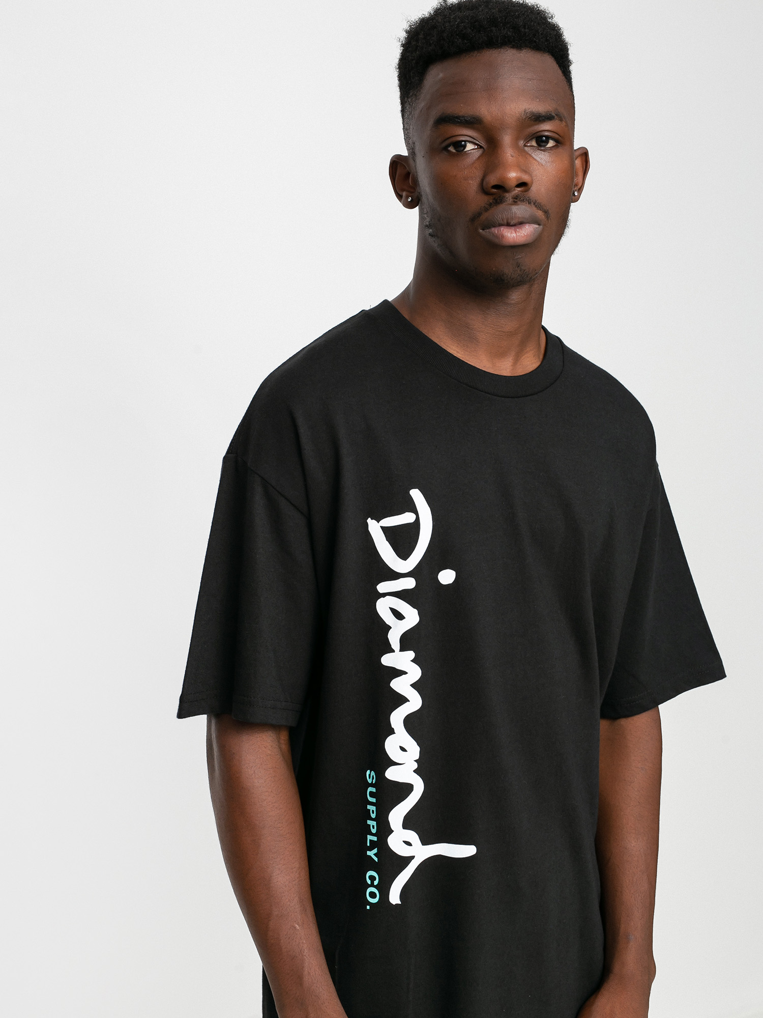 T-shirt Diamond Supply Co. Og Script (black)