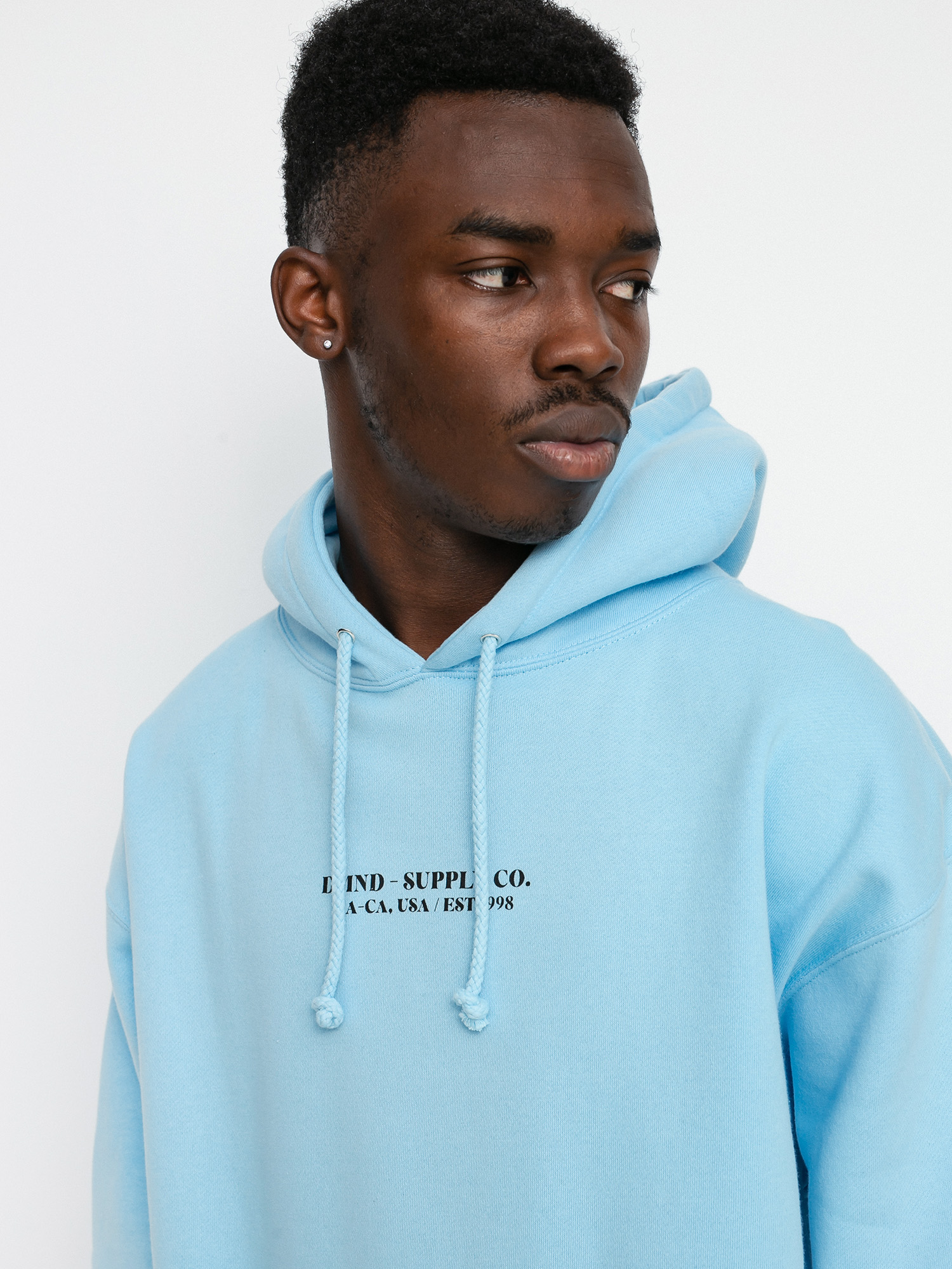 Bluza z kapturem Diamond Supply Co. Est. 1998 HD (baby blue)