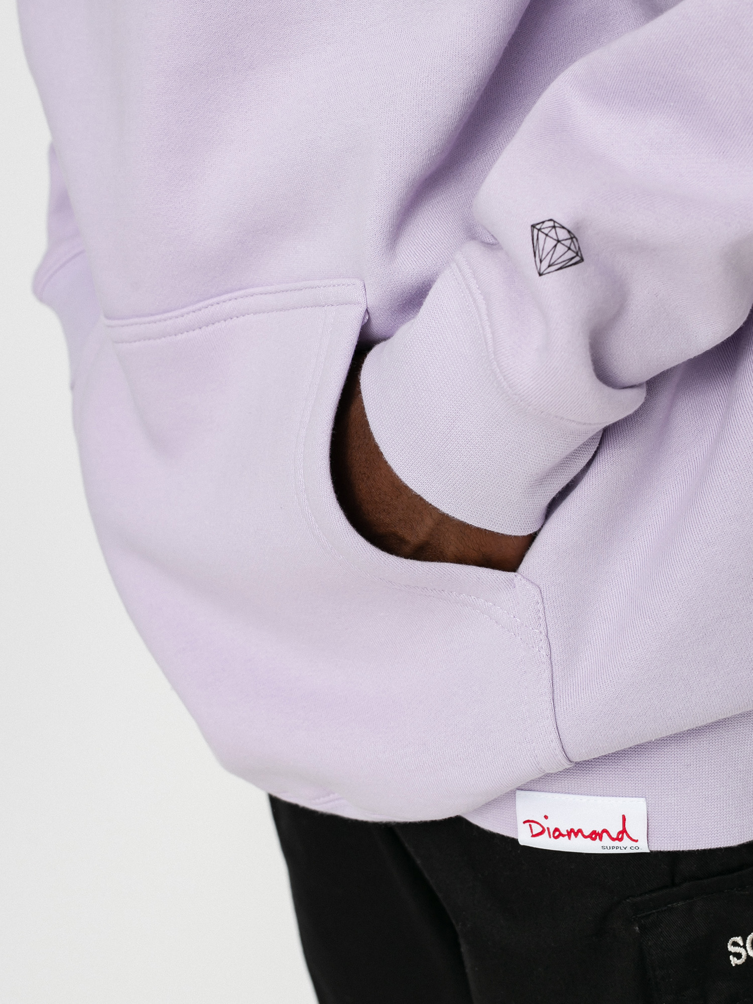 Bluza z kapturem Diamond Supply Co. Est. 1998 HD (lavander)
