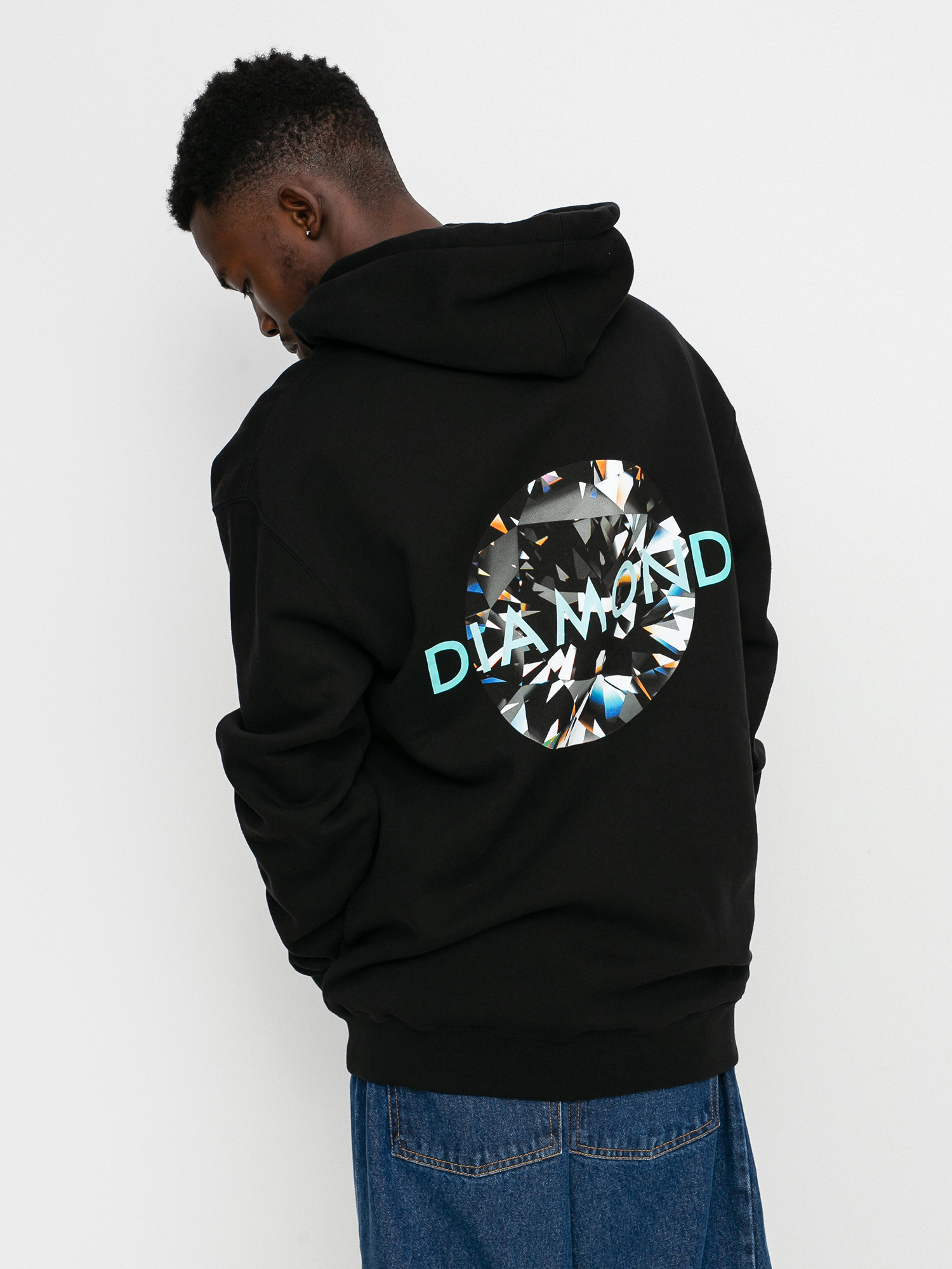 Bluza z kapturem Diamond Supply Co. Clarity HD (black)