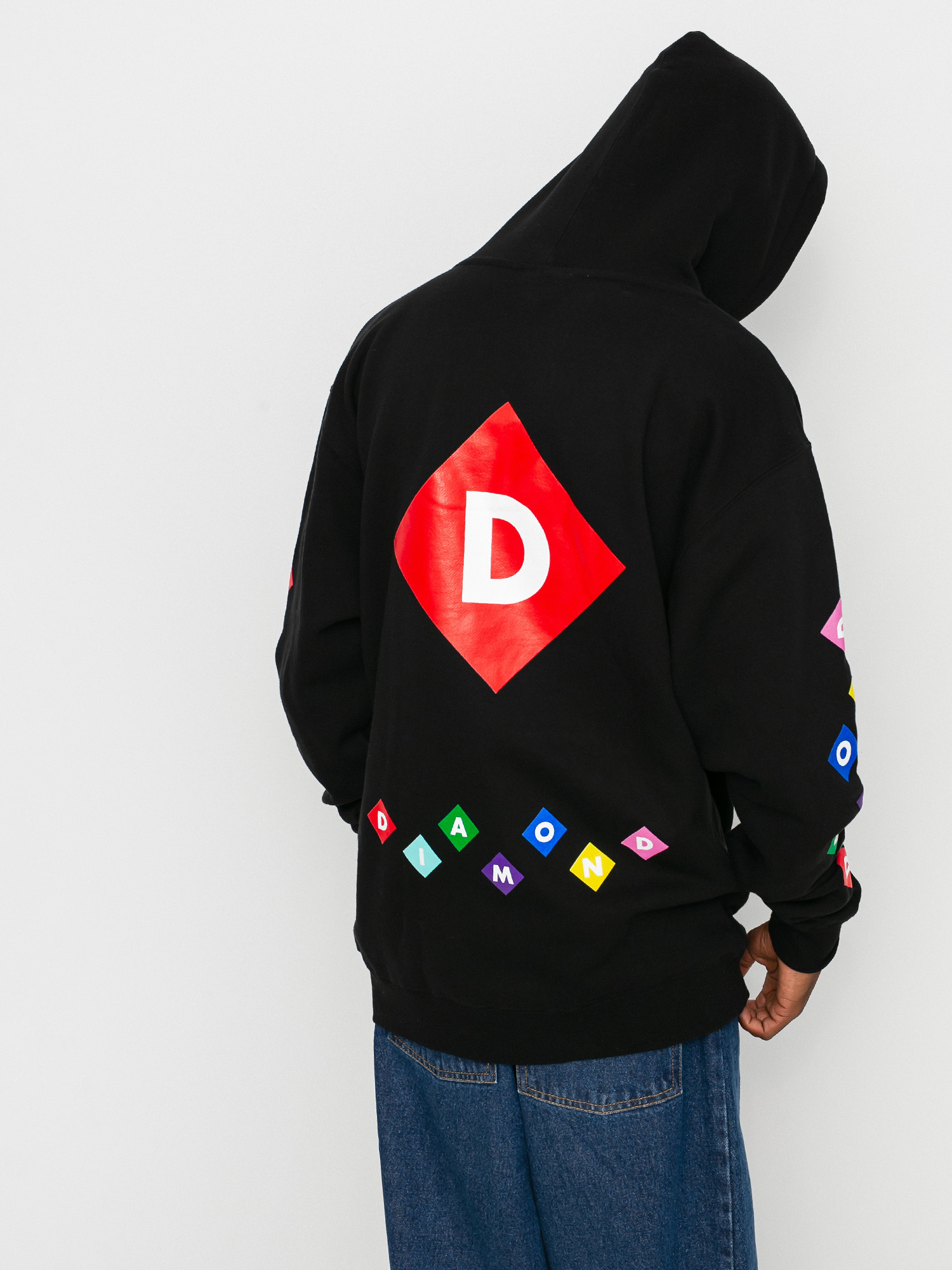 Bluza z kapturem Diamond Supply Co. Primary HD (black)