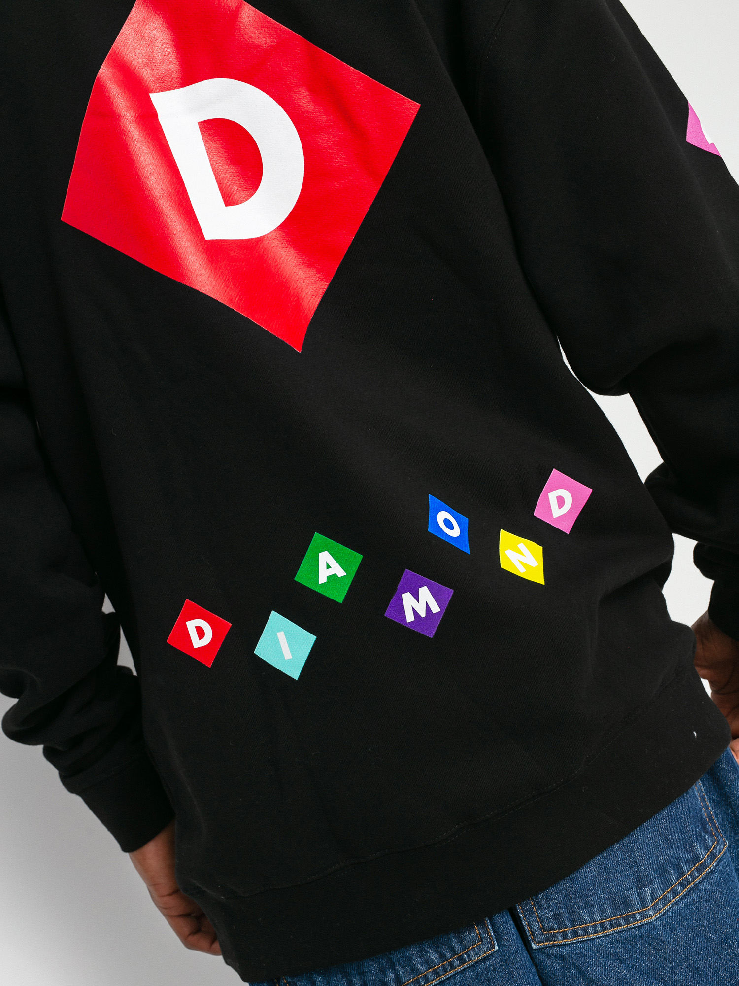 Bluza z kapturem Diamond Supply Co. Primary HD (black)