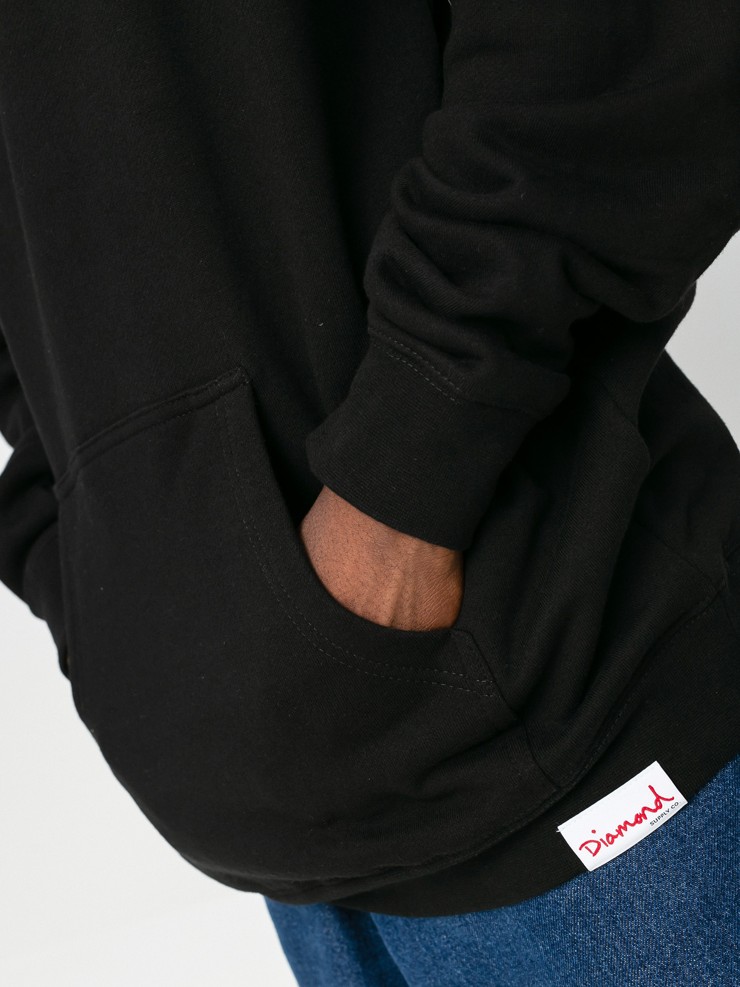 Bluza z kapturem Diamond Supply Co. Chesapeake Box Logo HD (black)