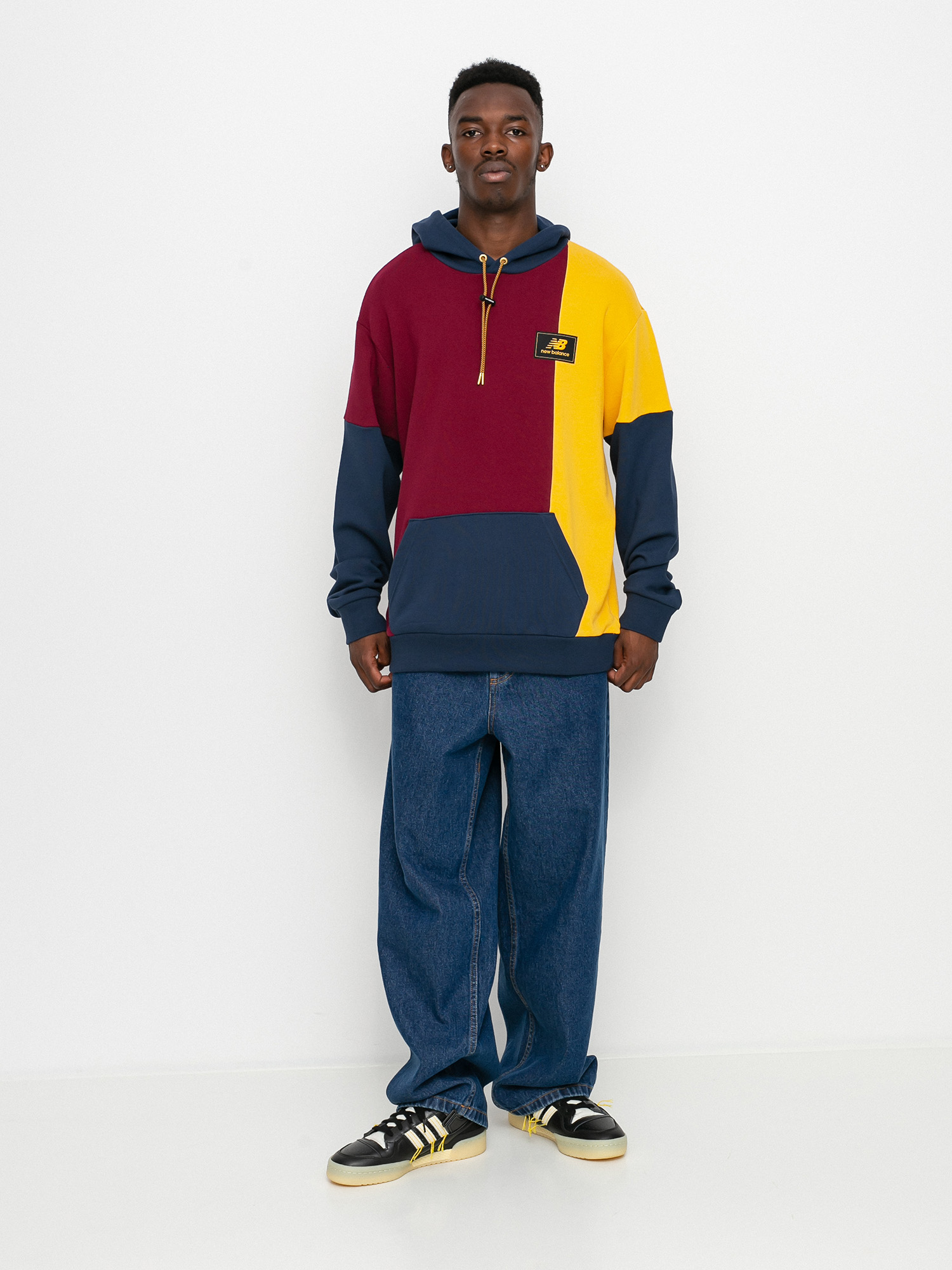 Bluza z kapturem New Balance Athletic Higher Learning HD (garnet)