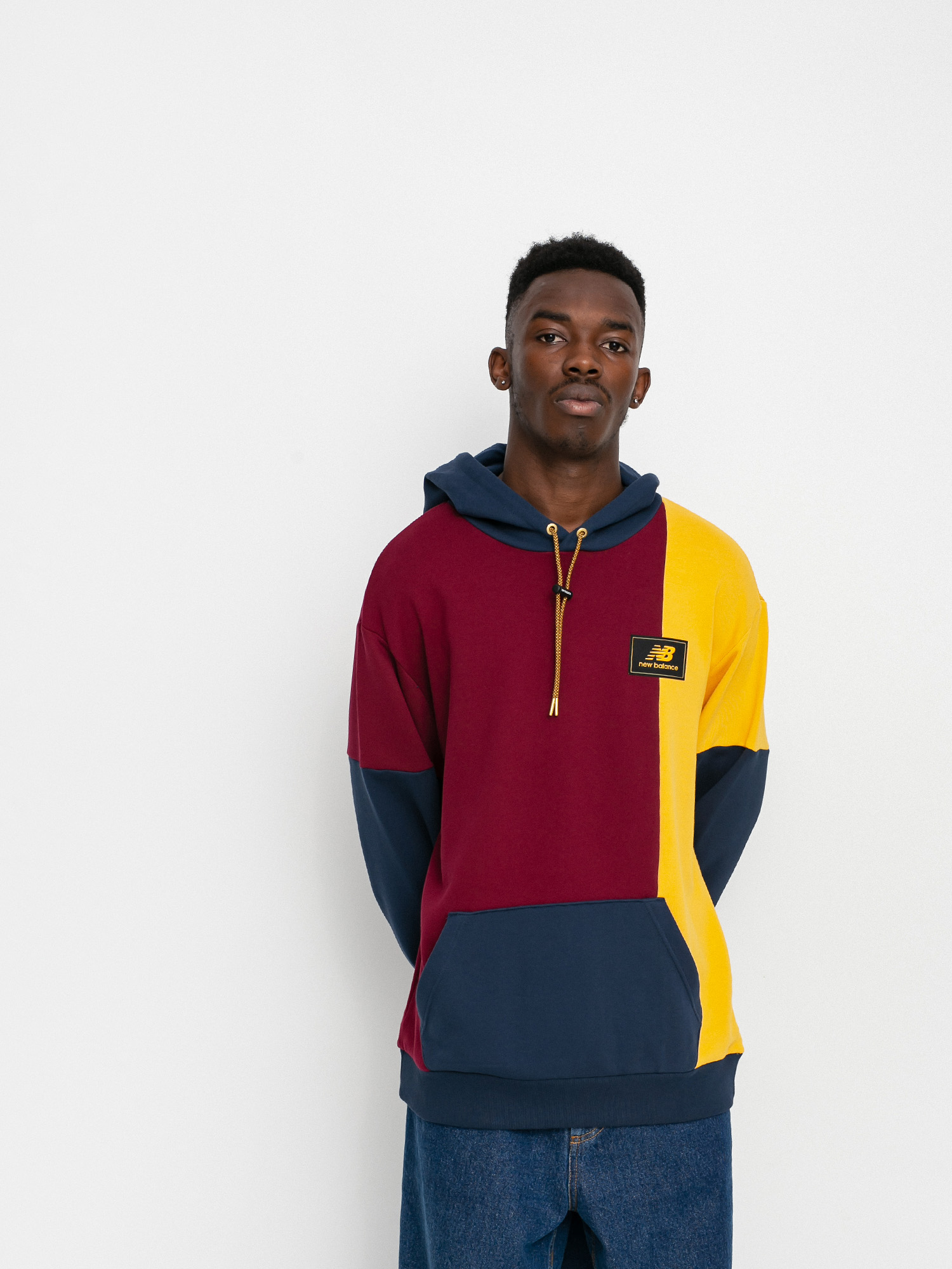Bluza z kapturem New Balance Athletic Higher Learning HD (garnet)