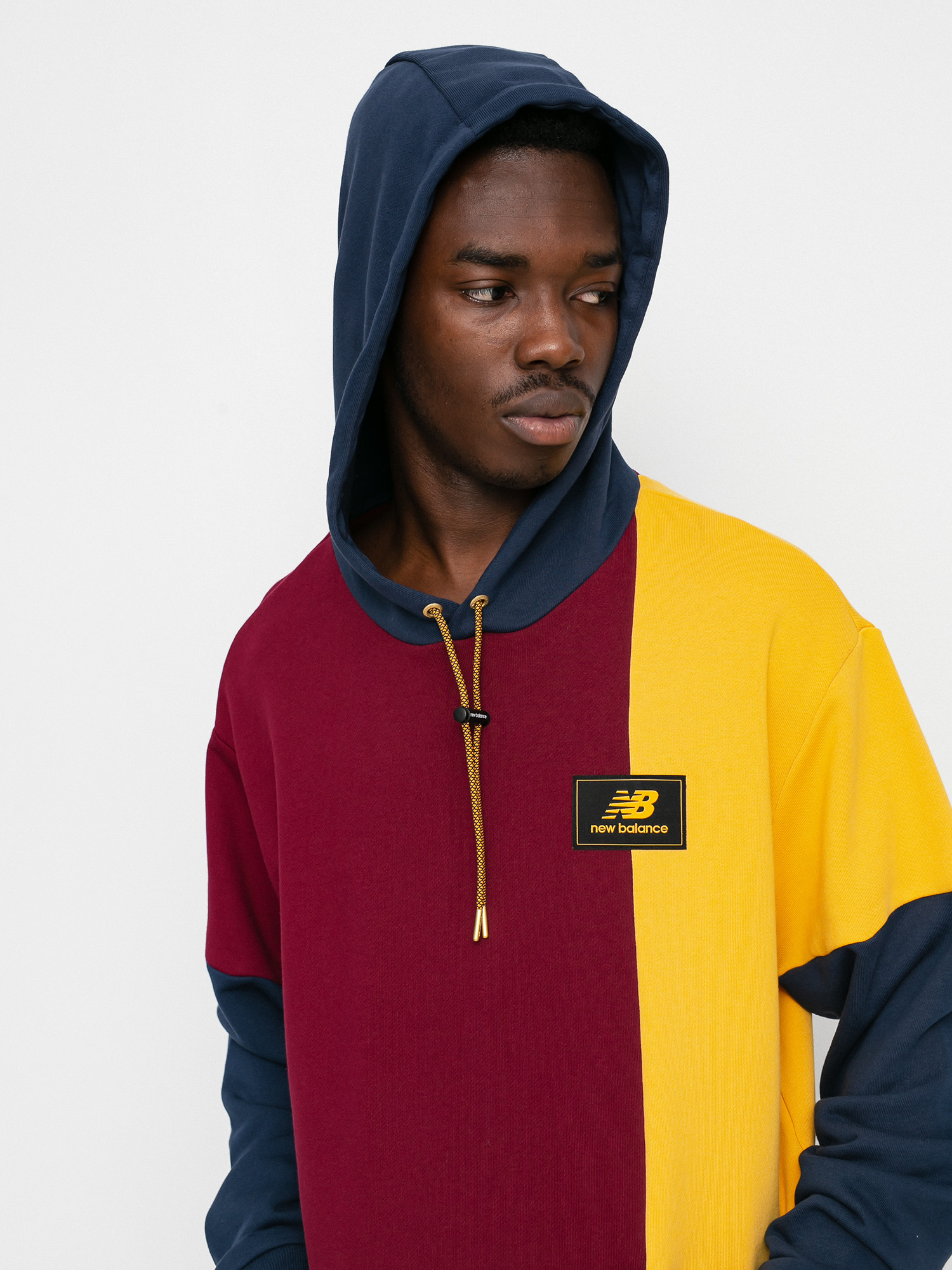 Bluza z kapturem New Balance Athletic Higher Learning HD (garnet)