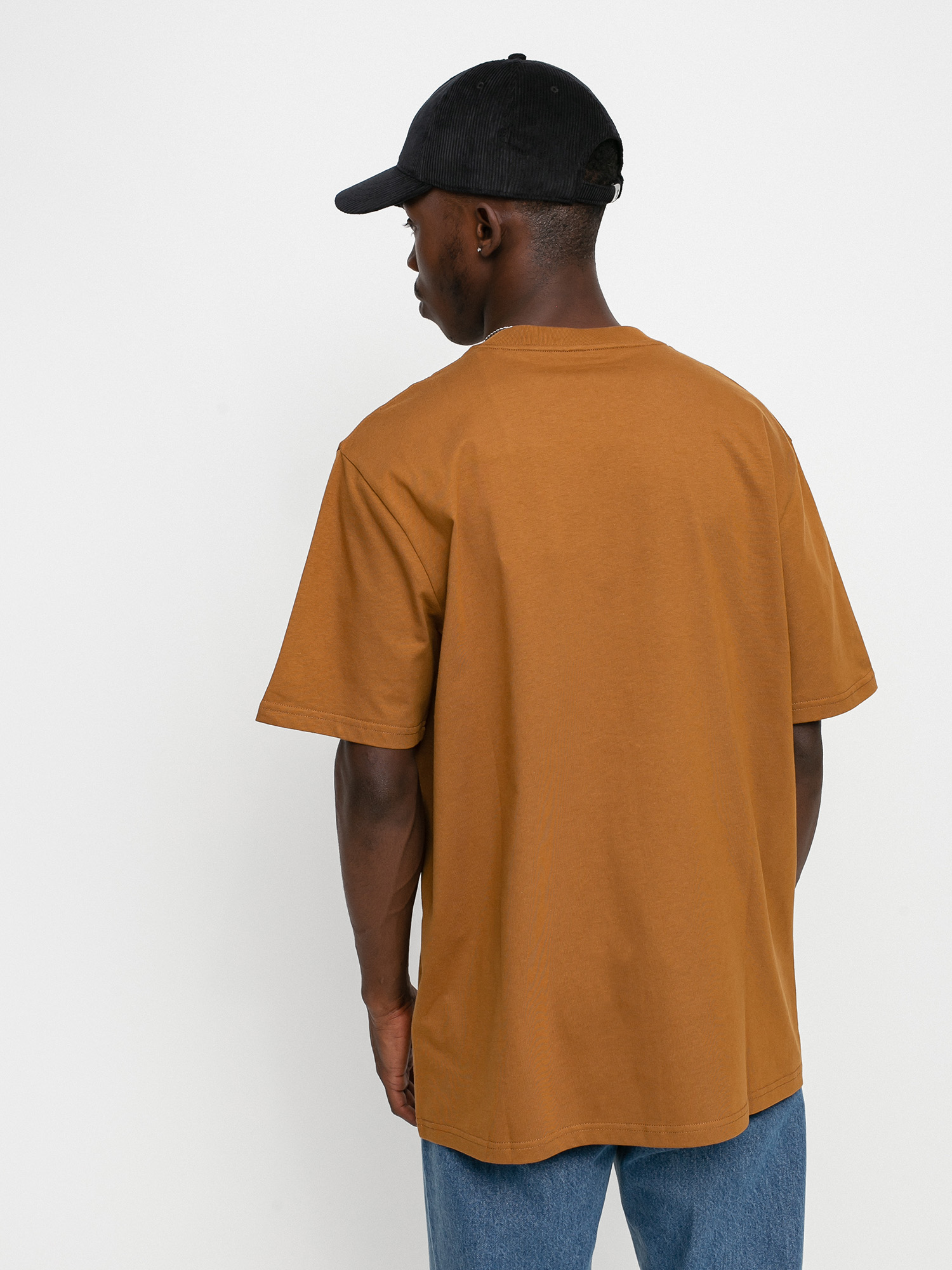 T-shirt Carhartt WIP Script (hamilton brown/black)