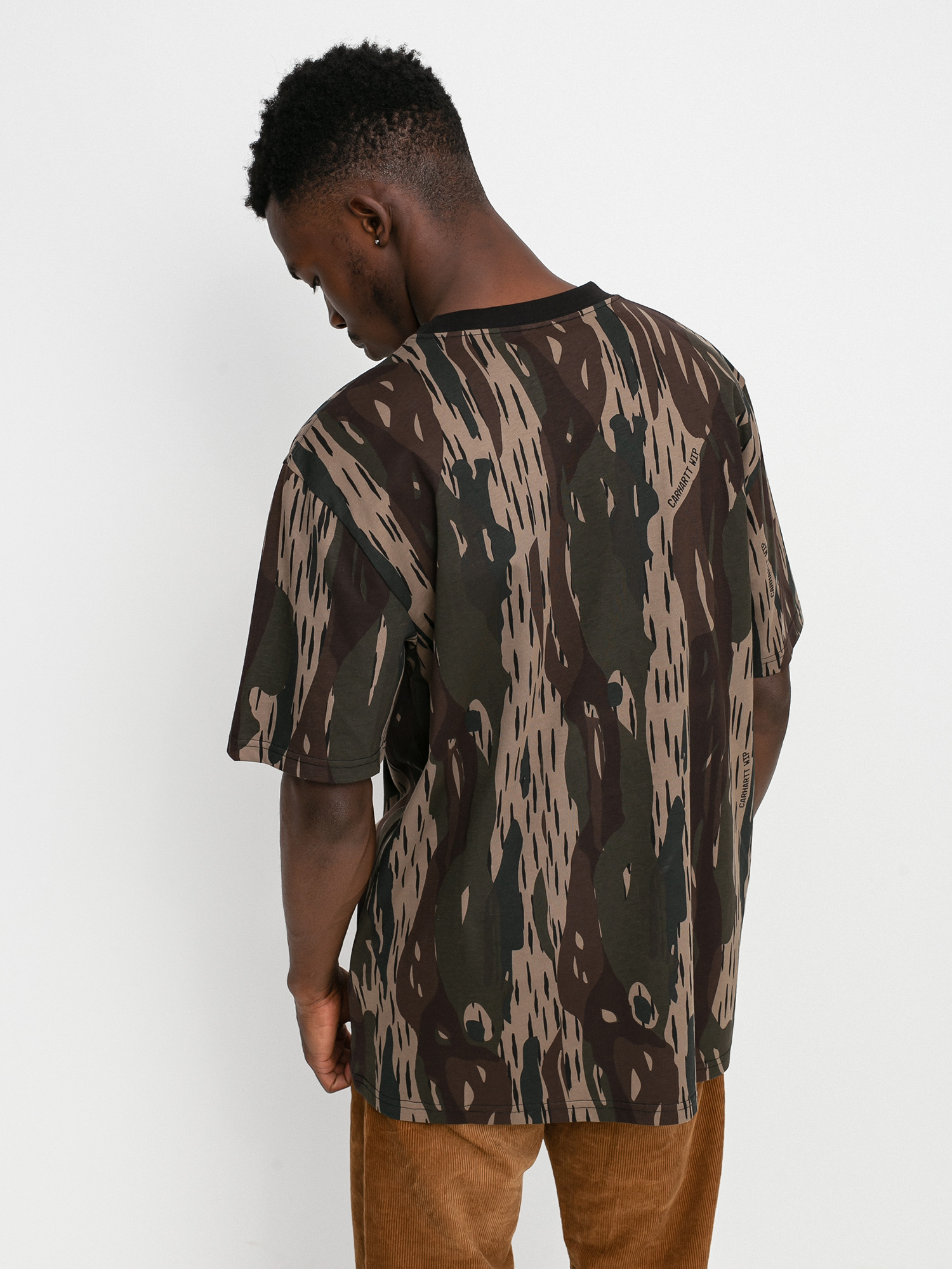 T-shirt Carhartt WIP Script (camo unite/copperton)