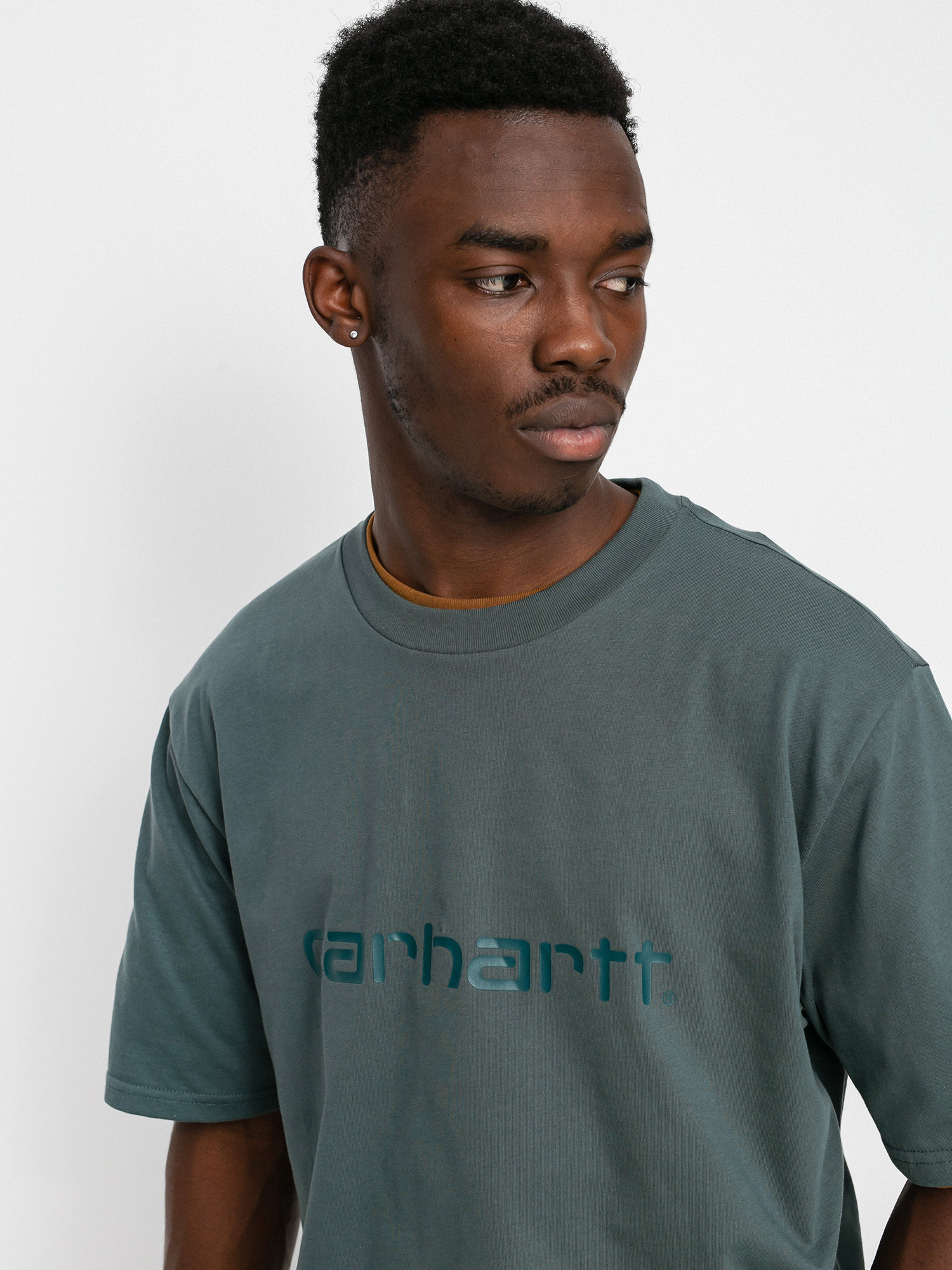 T-shirt Carhartt WIP Script (eucalyptus/frasier)