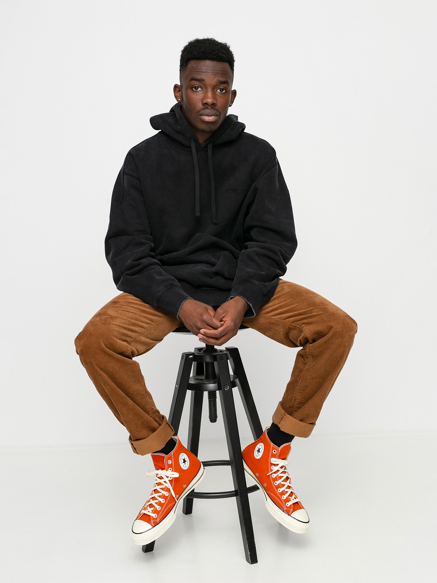 Bluza z kapturem Carhartt WIP Ashfield HD (black)