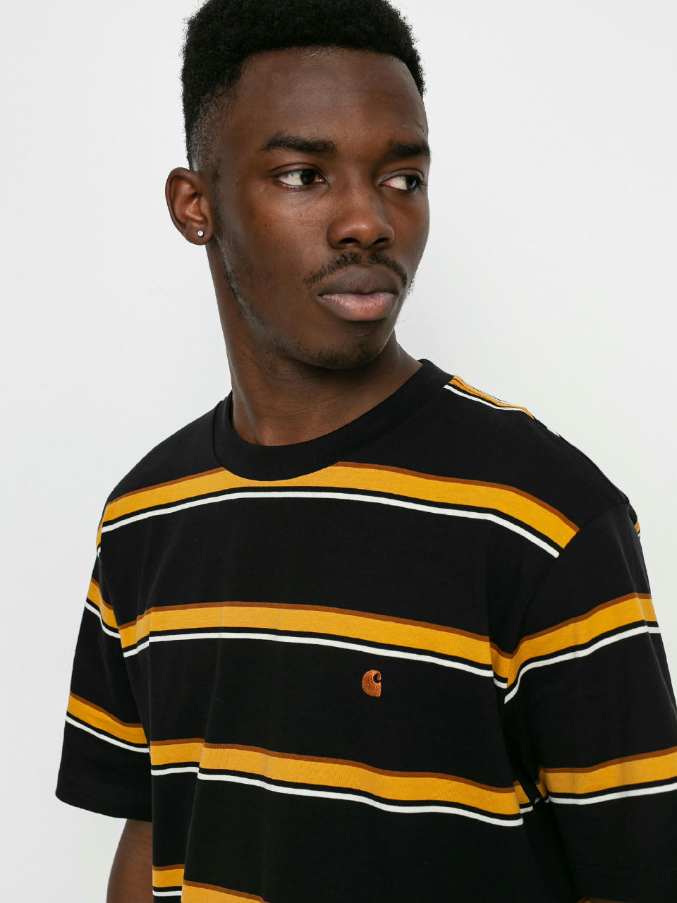 T-shirt Carhartt WIP Kent (kent stripe black)