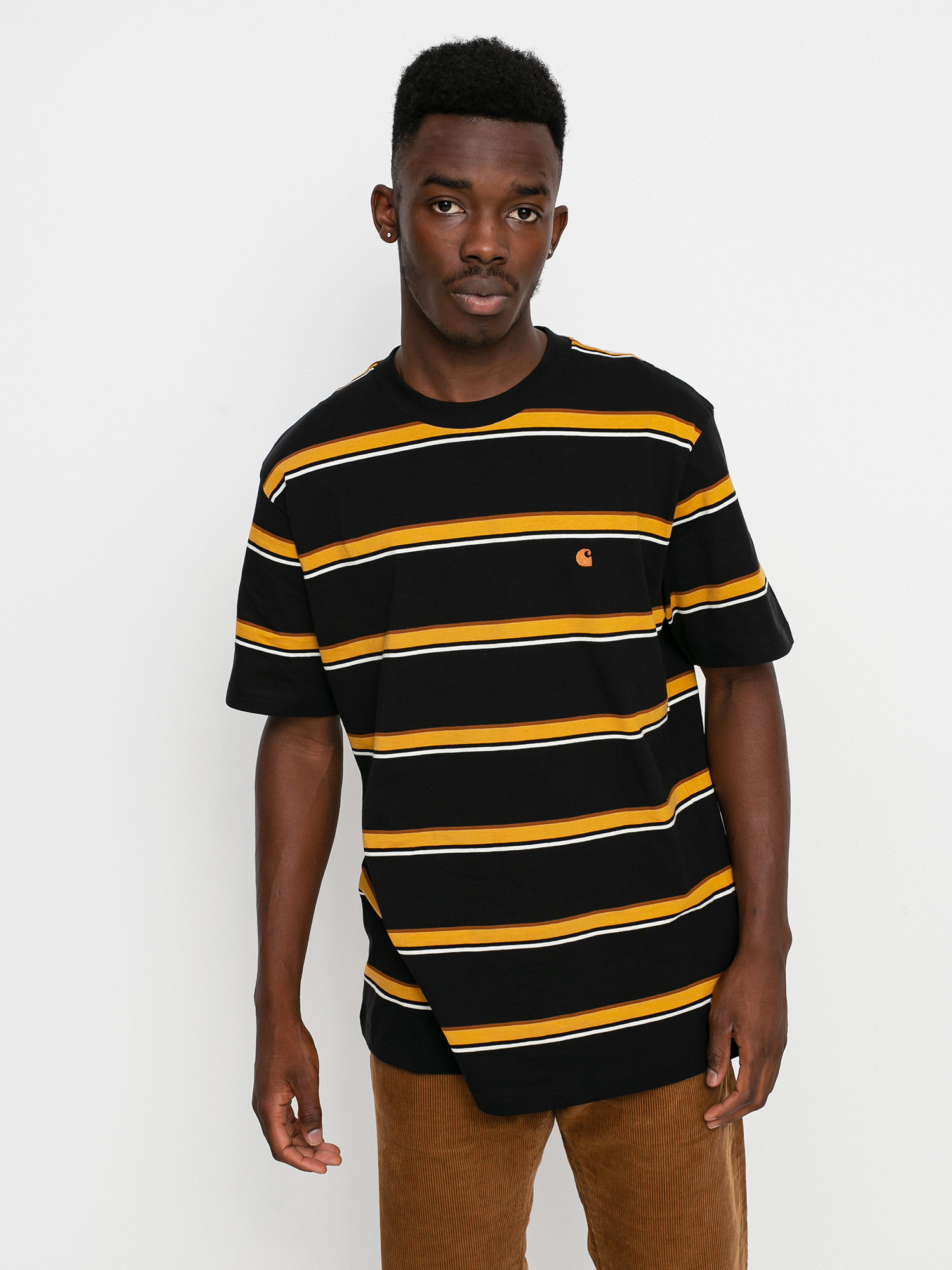 T-shirt Carhartt WIP Kent (kent stripe black)