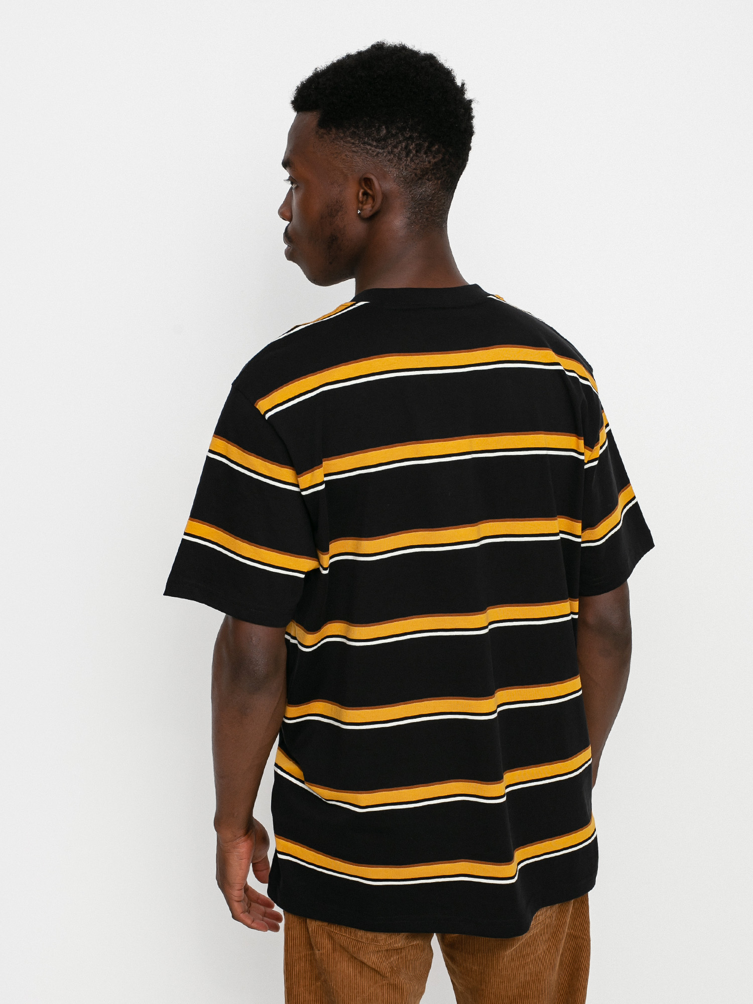 T-shirt Carhartt WIP Kent (kent stripe black)